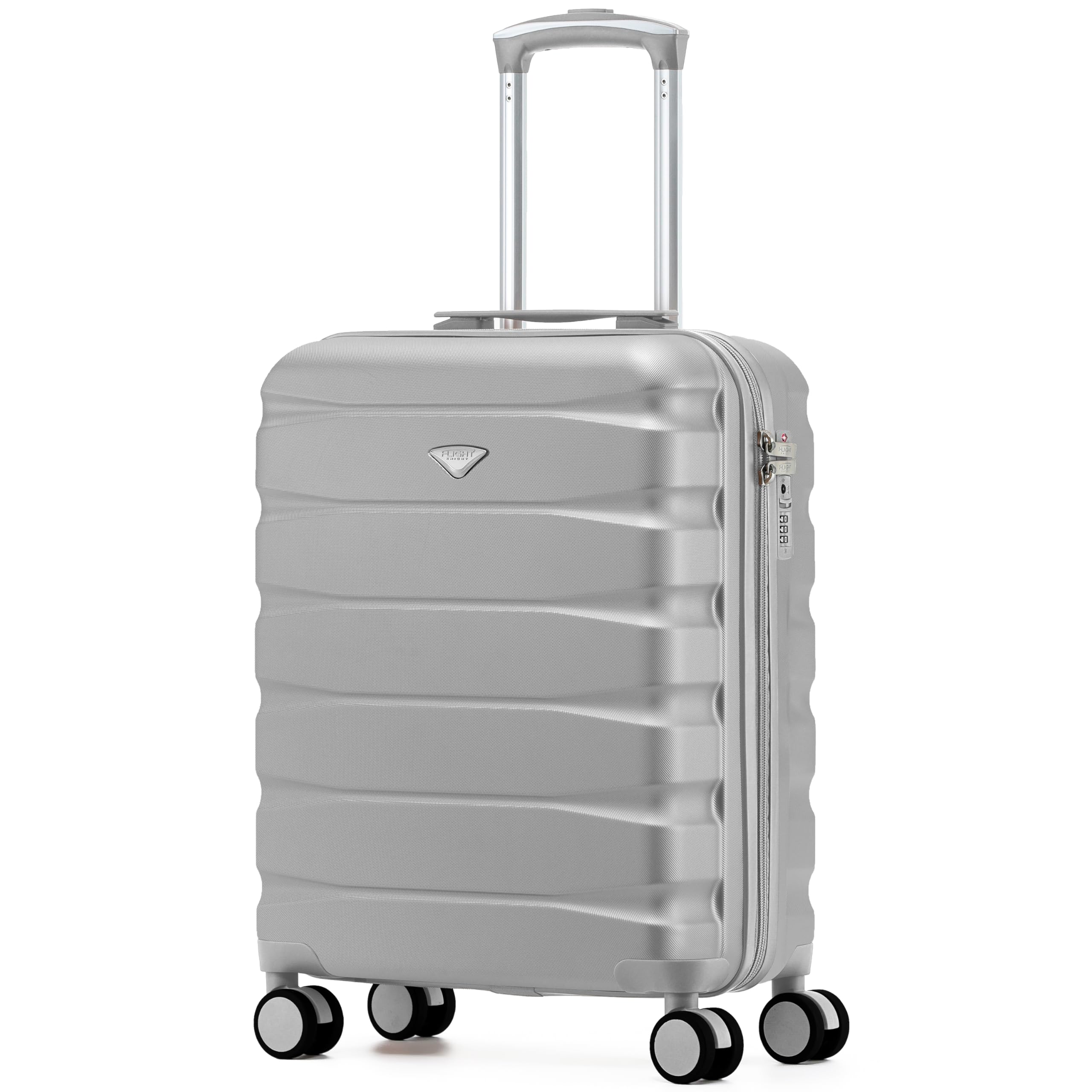 Flight Knight Underseat Cabin Suitcase 45x36x20cm | Free Hand Luggage for EasyJet & Wizz Air | Lightweight ABS Hard Shell with 8 Silent-Glide Spinner Wheels | Max Space Travel Bag — view 174