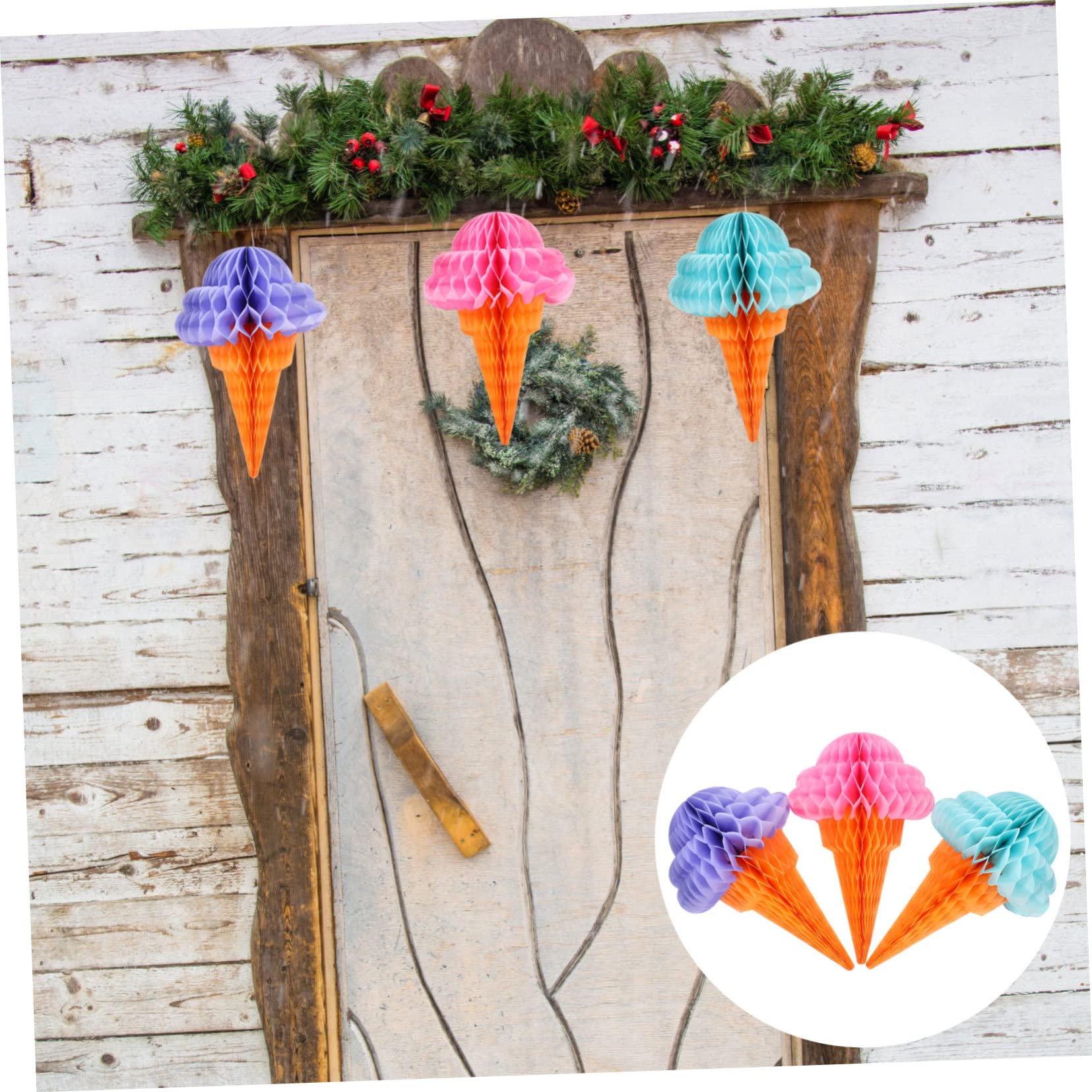 MAGICLULU 5 Set di Ciondoli A Nido d'Ape A Tema Hawaiano A Forma di Decorazioni per Feste 3 Pezzi*5