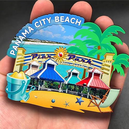 Miniatura 4 de Imán de madera 3D para nevera, diseño de la ciudad de Panamá, Estados Unidos, Panamá, playa, recuerdos coleccionables, decoraciones hechas a mano, 2