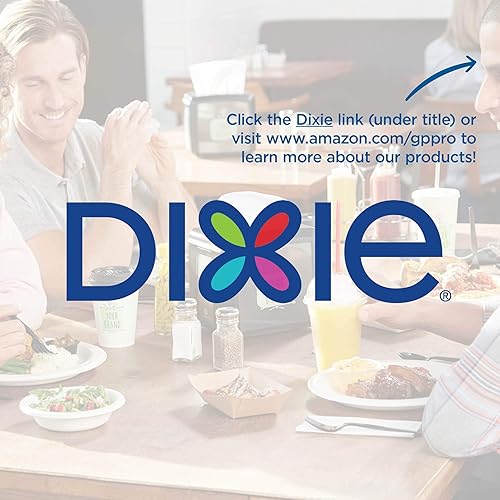 Miniatura 5 de Georgia-Pacific Dixie - Tapas para tazas de café caliente de 8 onzas por PRO, negro, DL9538B, 1000 unidades (100 tapas por manga, 10 fundas por