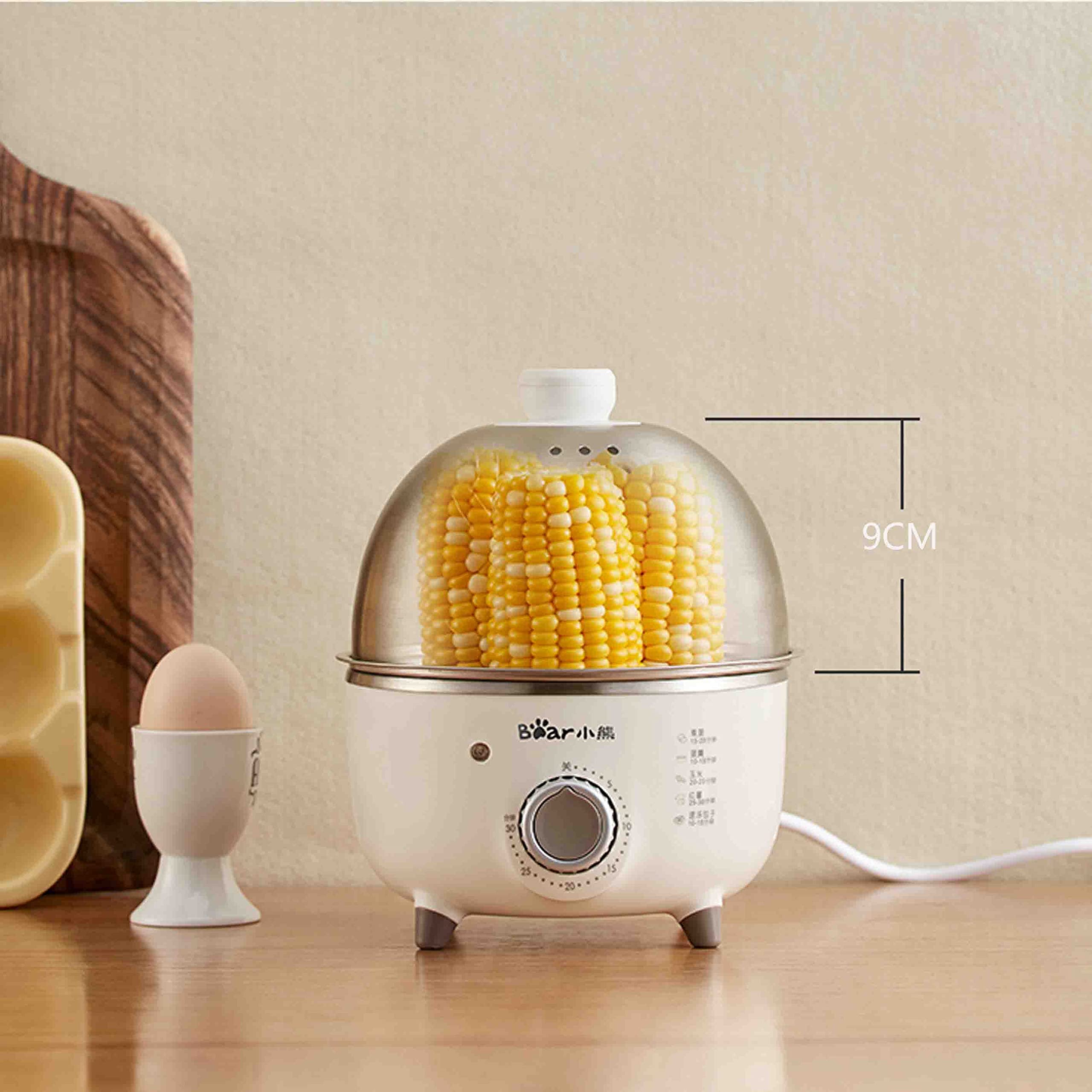 Hervidor De Huevos, Vaporizador De Huevos Pequeño, Protección Anti-seco, Mini Máquina De Desayuno De Acero Inoxidable, Sincronización, Cubierta De 9 Cm De Espesor