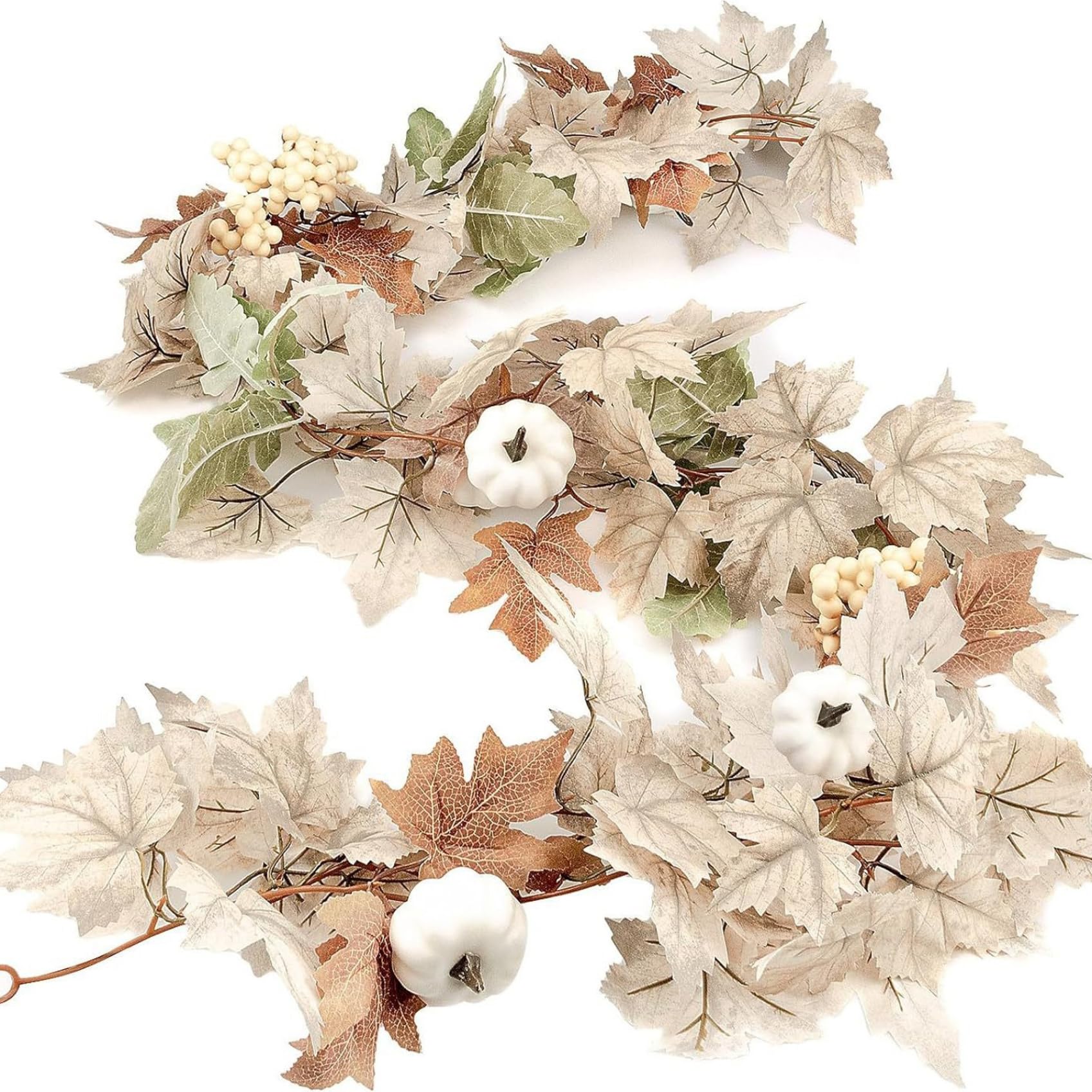 Guirlande d'automne style ferme pour réchauffer votre intérieur en hiver