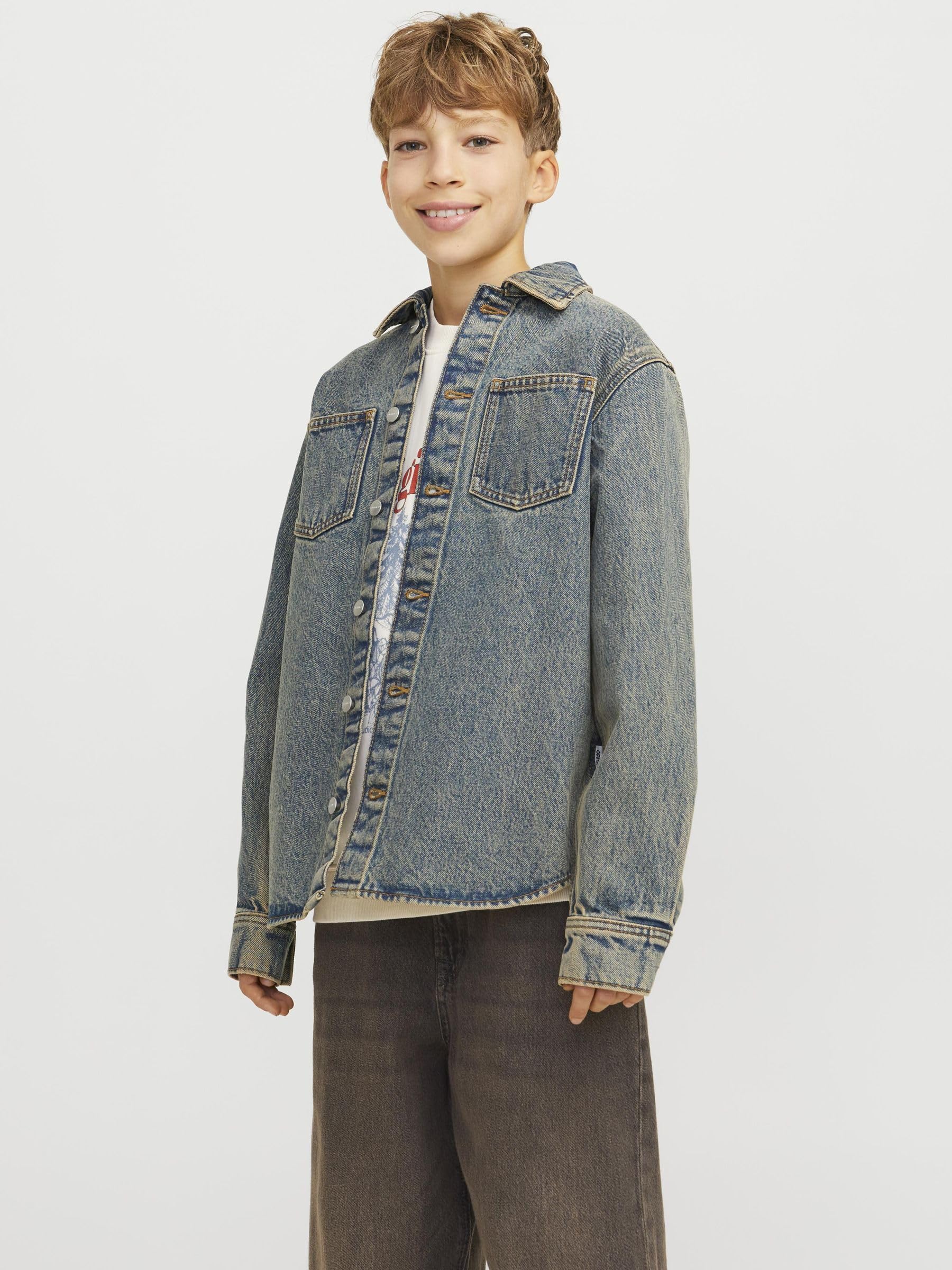 JACK & JONES Boy Jeanshemd Jeanshemd Junior