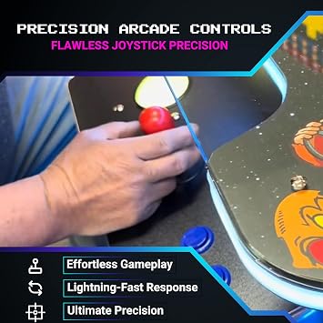 West State Gamerooms Cocktail Arcade Machine 2 Player Retro Arcade Table with 516 Games 26 LCD Screen, Track Ball, LED Lights, Chrome Bar Stools Pre-Assembled Coin/Free Play Cabinet