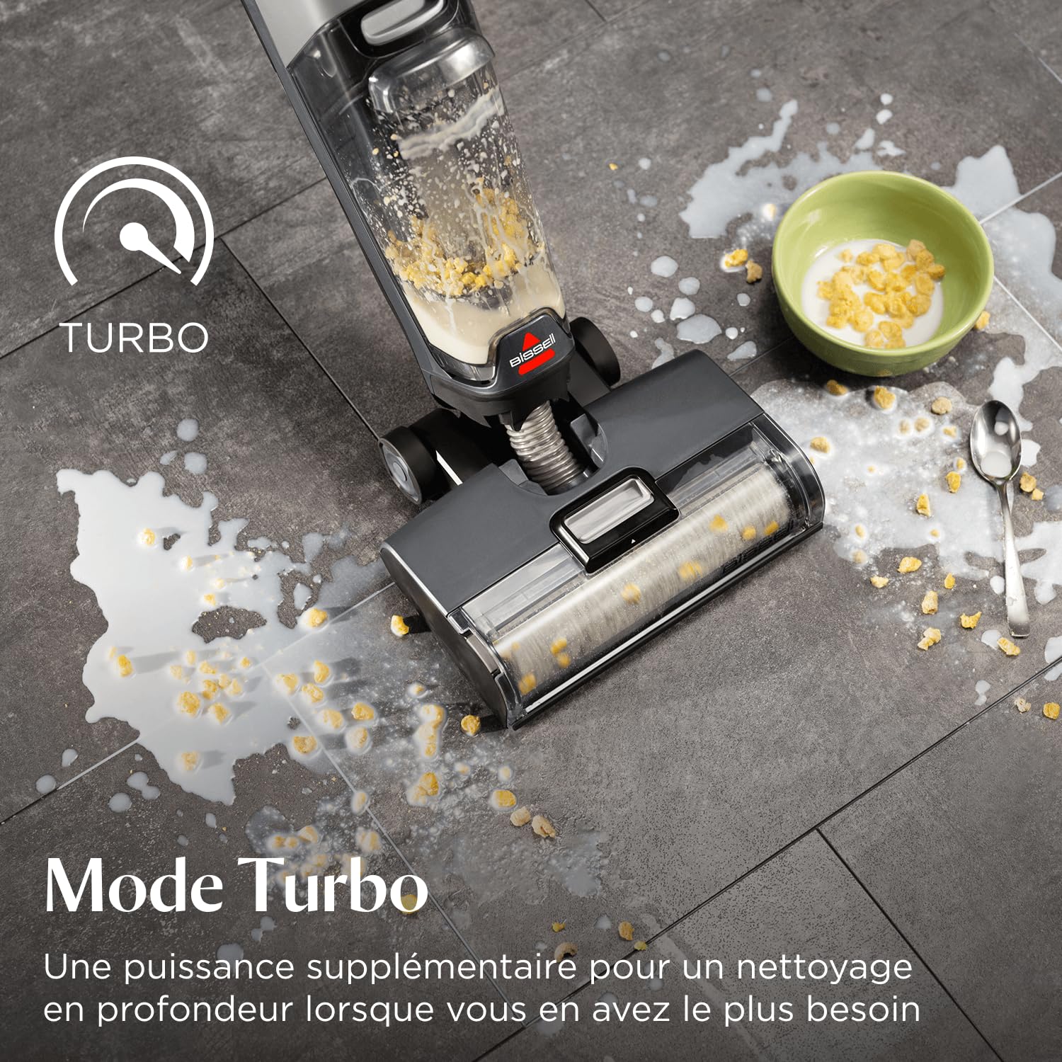 Bissell CrossWave OmniForce Aspirateur Balai Laveur sans Fil 240m² 3912N