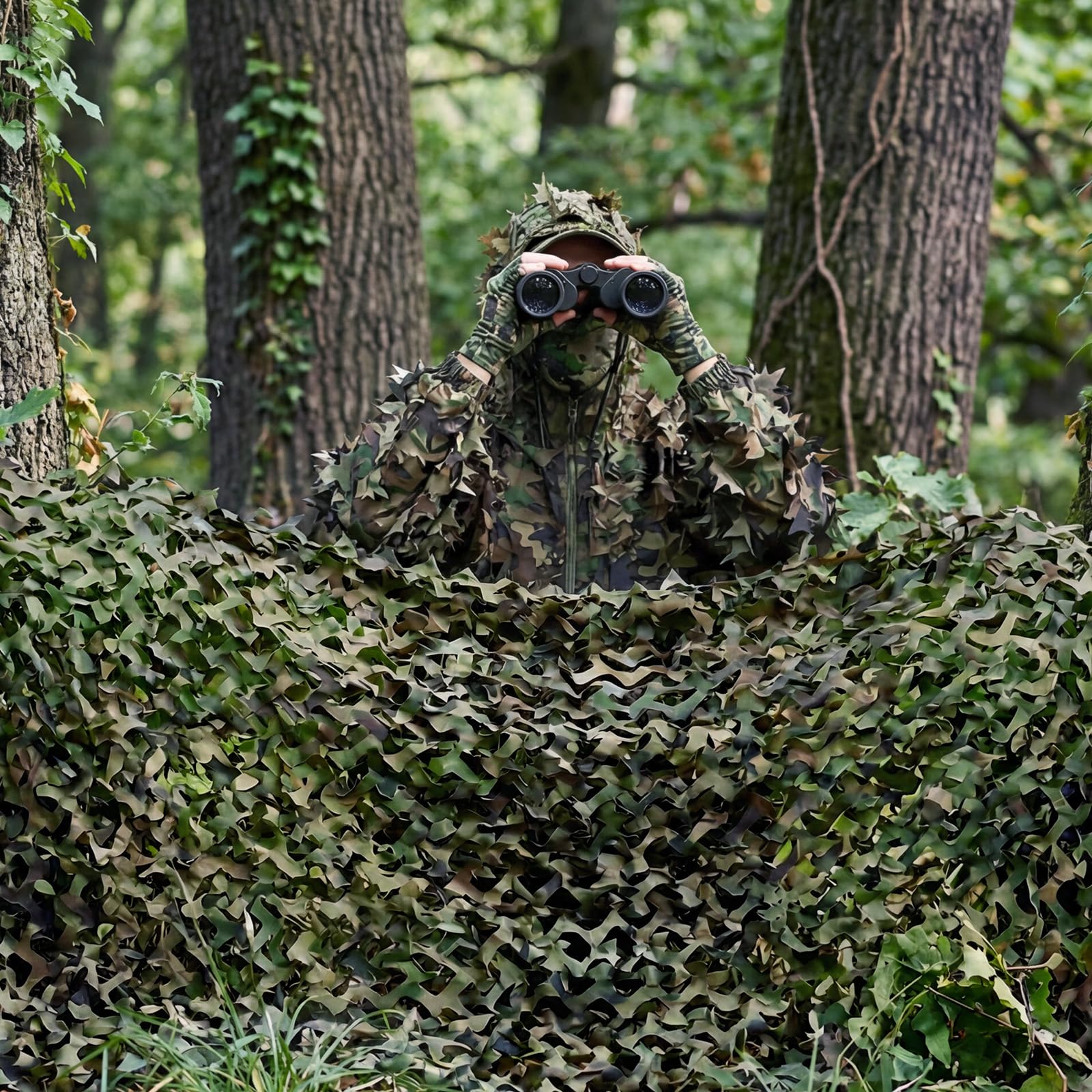 Sitong Rotolo di Rete Mimetica, Rete Militare da Caccia, Decorazione per Feste, Reti Mimetiche, Parasole