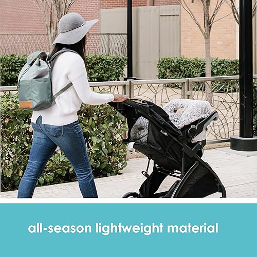 Miniatura 5 de JJ Cole Funda de asiento de coche de invierno para bebé, funda de asiento de automóvil de invierno para asiento de bebé o carriola, fundas de