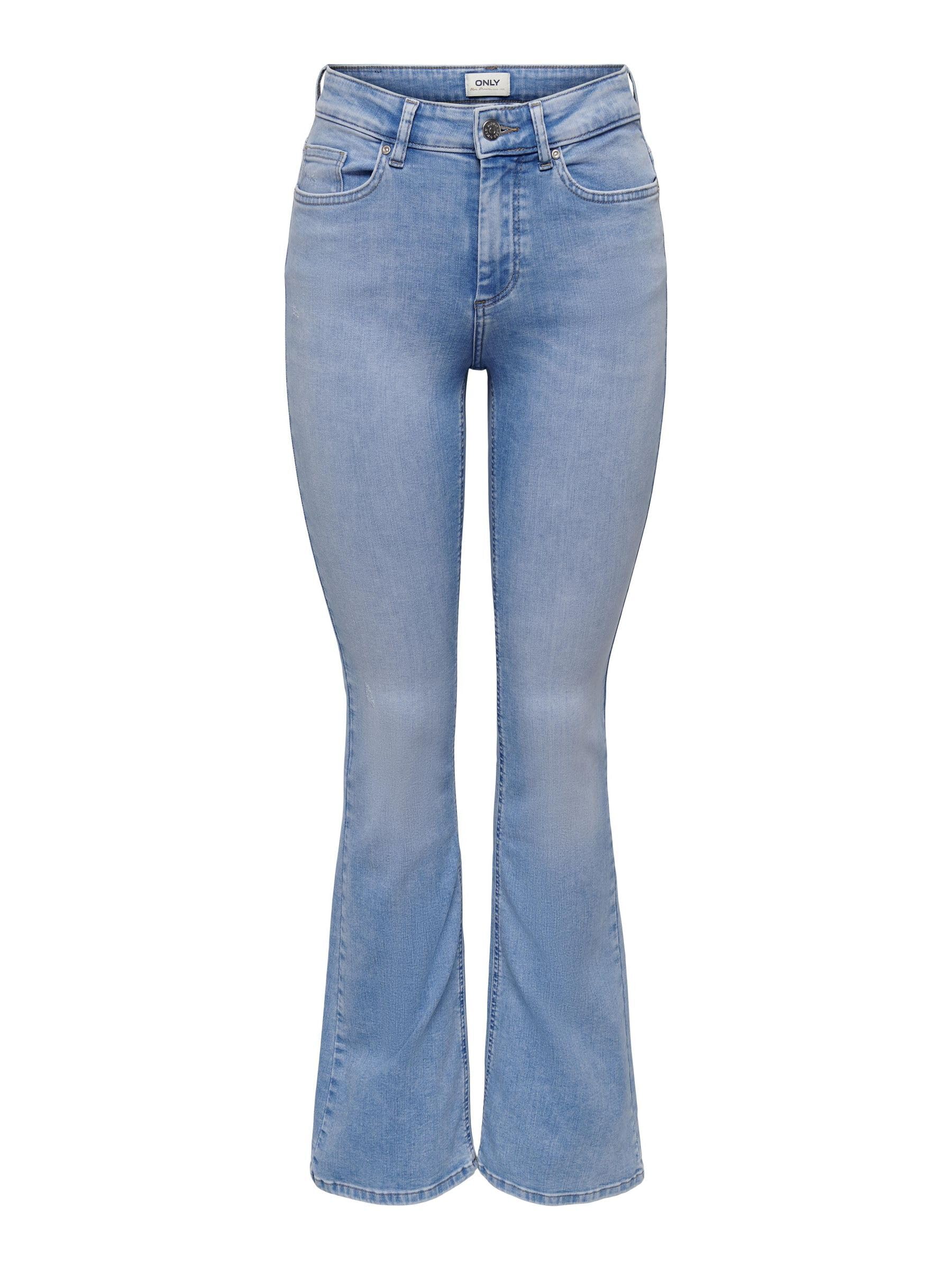 ONLY Female Flared fit Jeans ONLBLUSH Mittlere Taille Flared Jeans