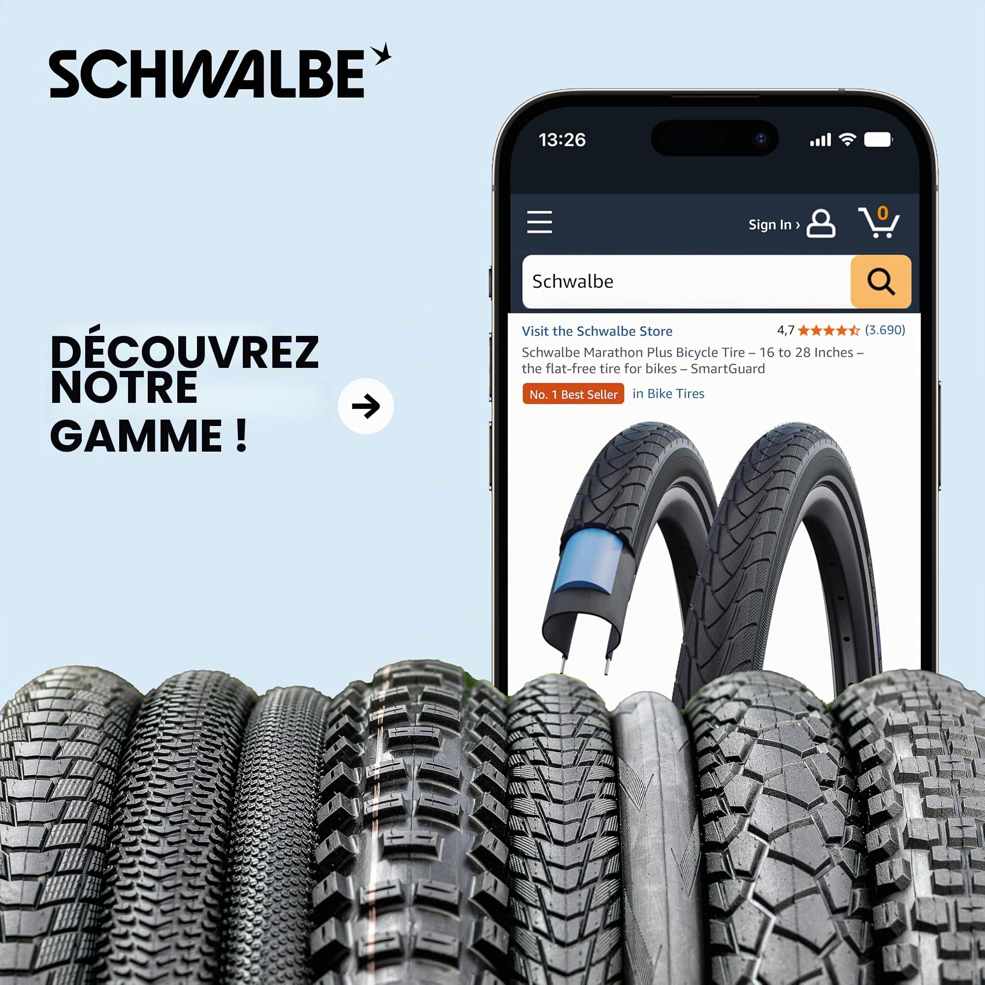 Schwalbe Big Apple Pneu de vélo Unisexe