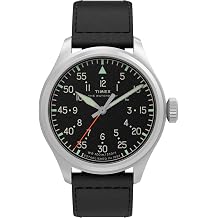 Timex Men's Waterbury Ace 41mm Watch - Black Strap Black Dial Silver-Tone Case