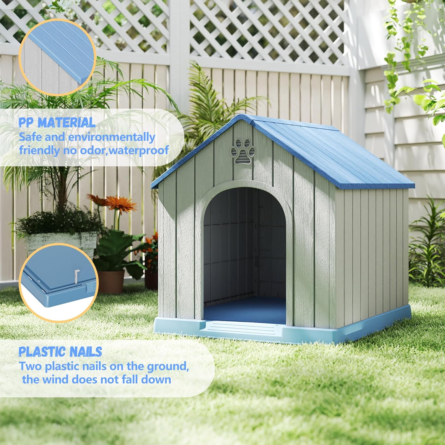 Cozy Comfort: DRATO Resin Dog House Review for Small Dogs!