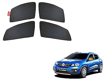 WolkomHome Car Half Curtain Sunshades Fix Curtains for Renault KWID Climber