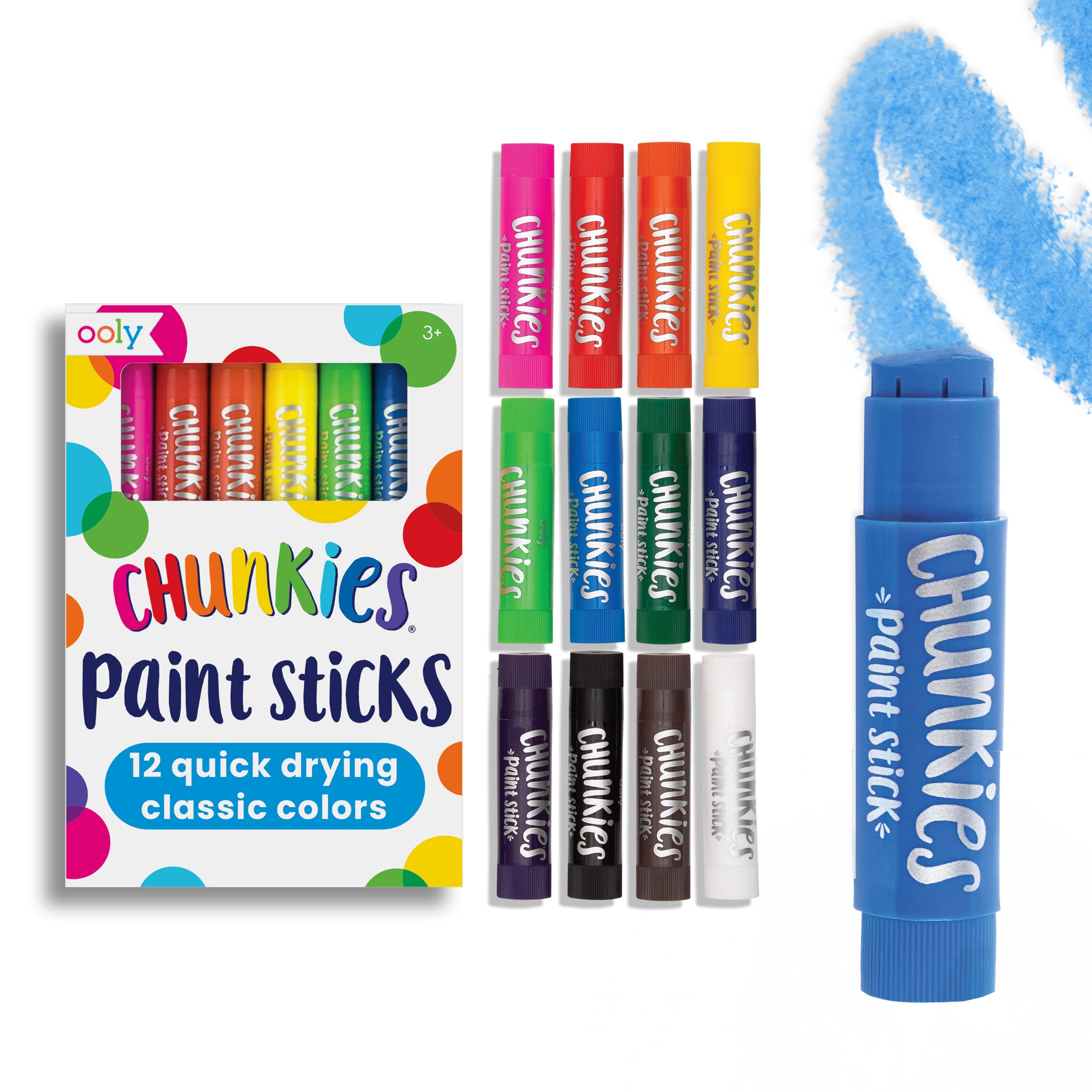 International Arrivals Giftable Chunkies Paint Sticks, No Brush Or Water Needed - Set of 12-image-32