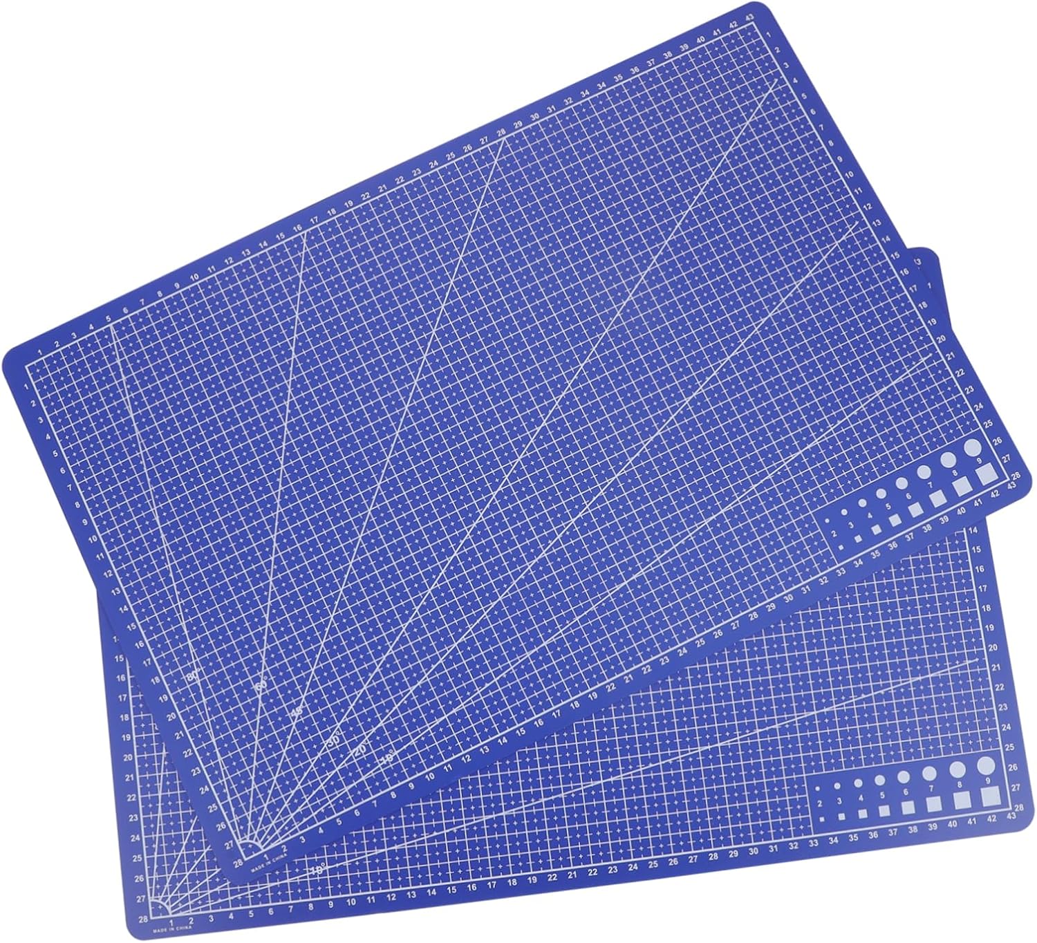 2pcs Pvc Cutting Mat Self-healing Quilting Cutting Mats for Sewing Crafting