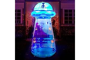 Joiedomi 4 FT Halloween Blow Ups UFO