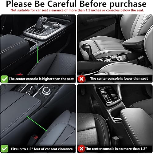 Miniatura 6 de Paquete de 2 organizadores para llenar espacios para asiento de automóvil, organizador de asiento de automóvil, caja de almacenamiento con