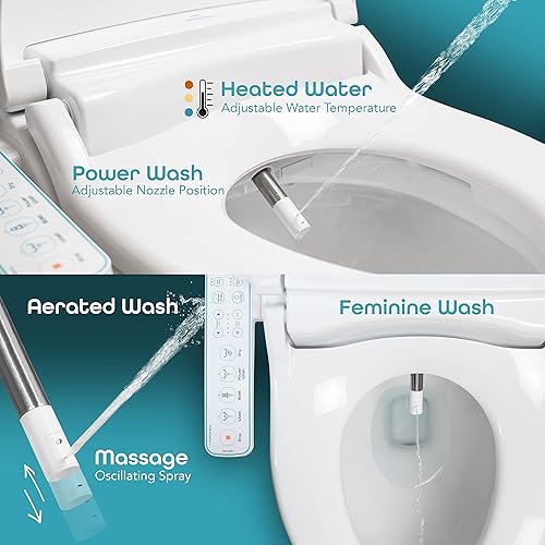 Miniatura 3 de BidetMate 1000 Series Electronic Smart Asiento de inodoro