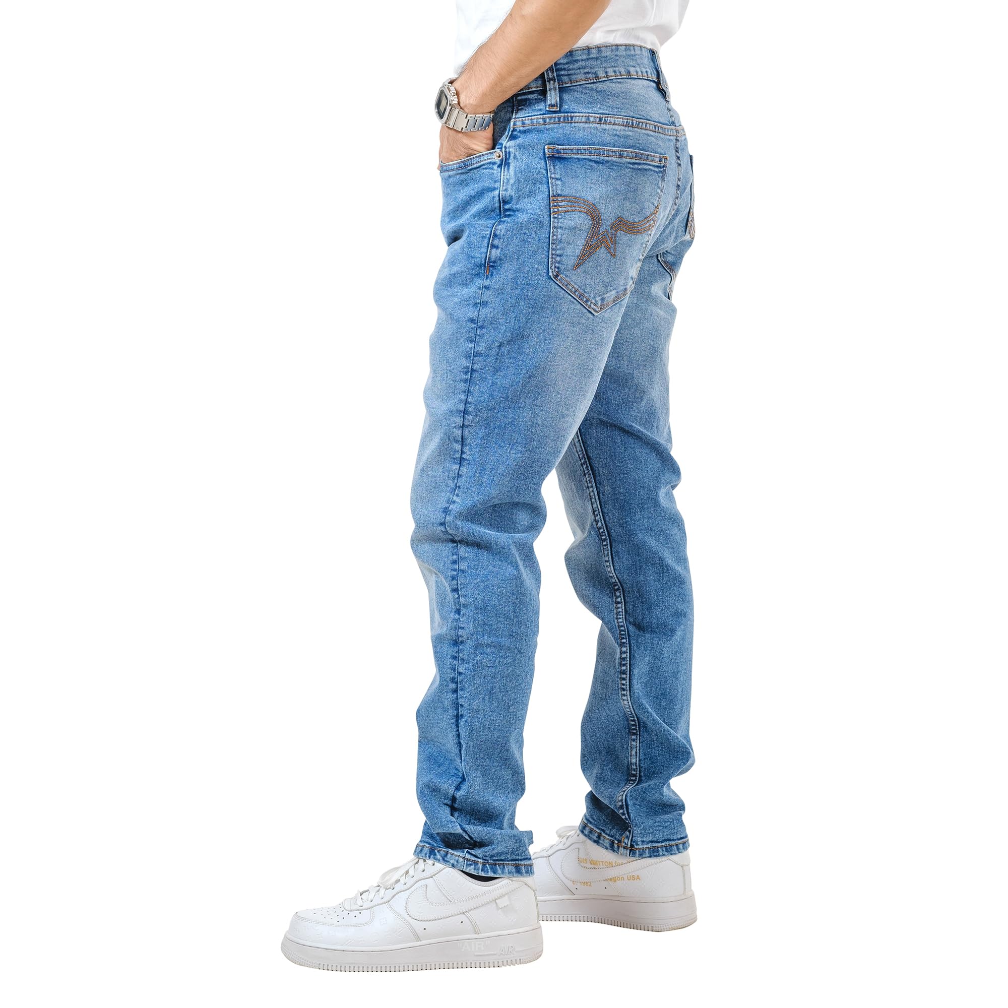 SEERWA Jeans for Men - Comfortable, Durable, and Stylish Men's Jeans Regular and Straight Fit - Denim Pants for Everyday Wear
