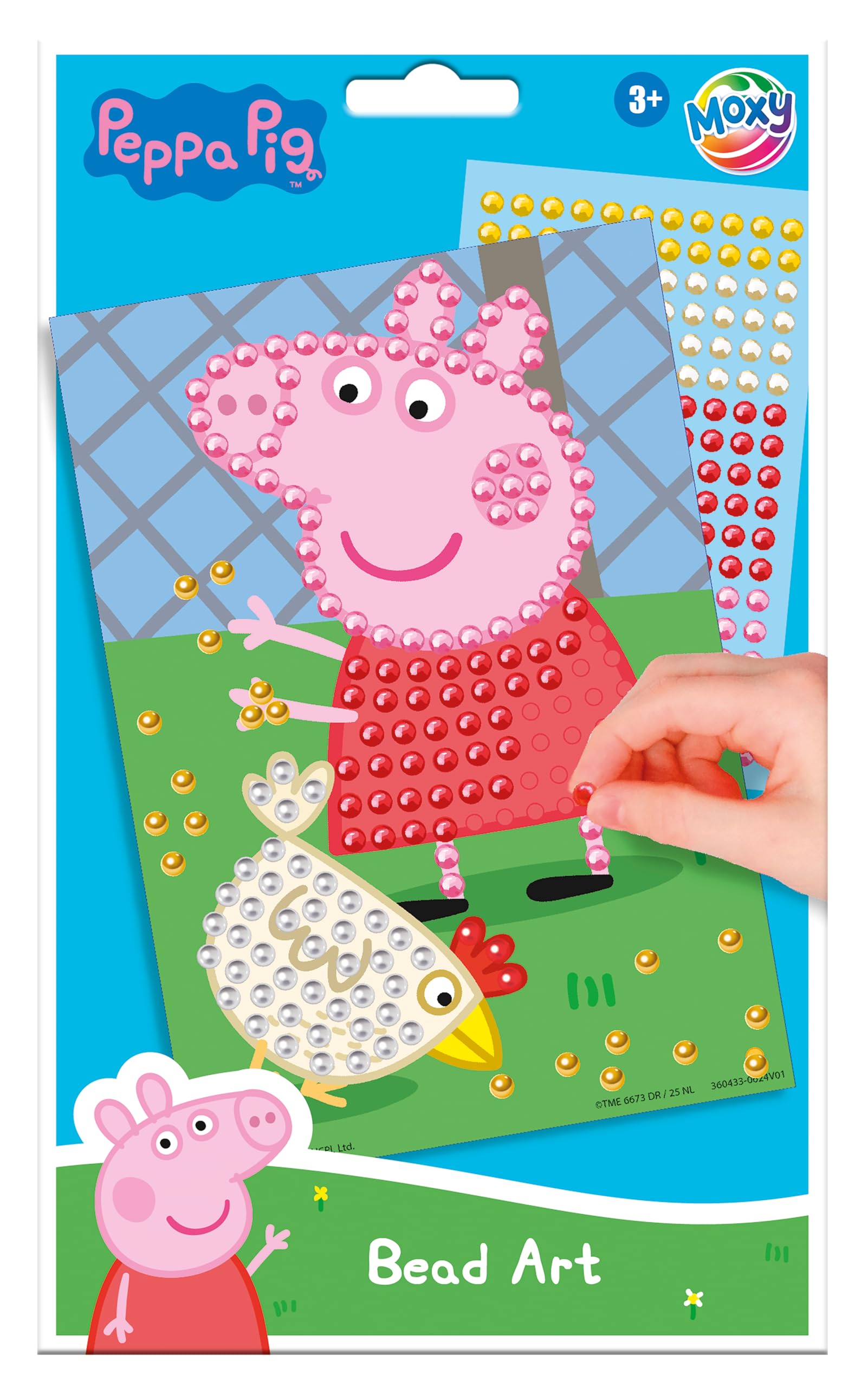 Totum Pink Peppa Bead Art - Multi - Plastic