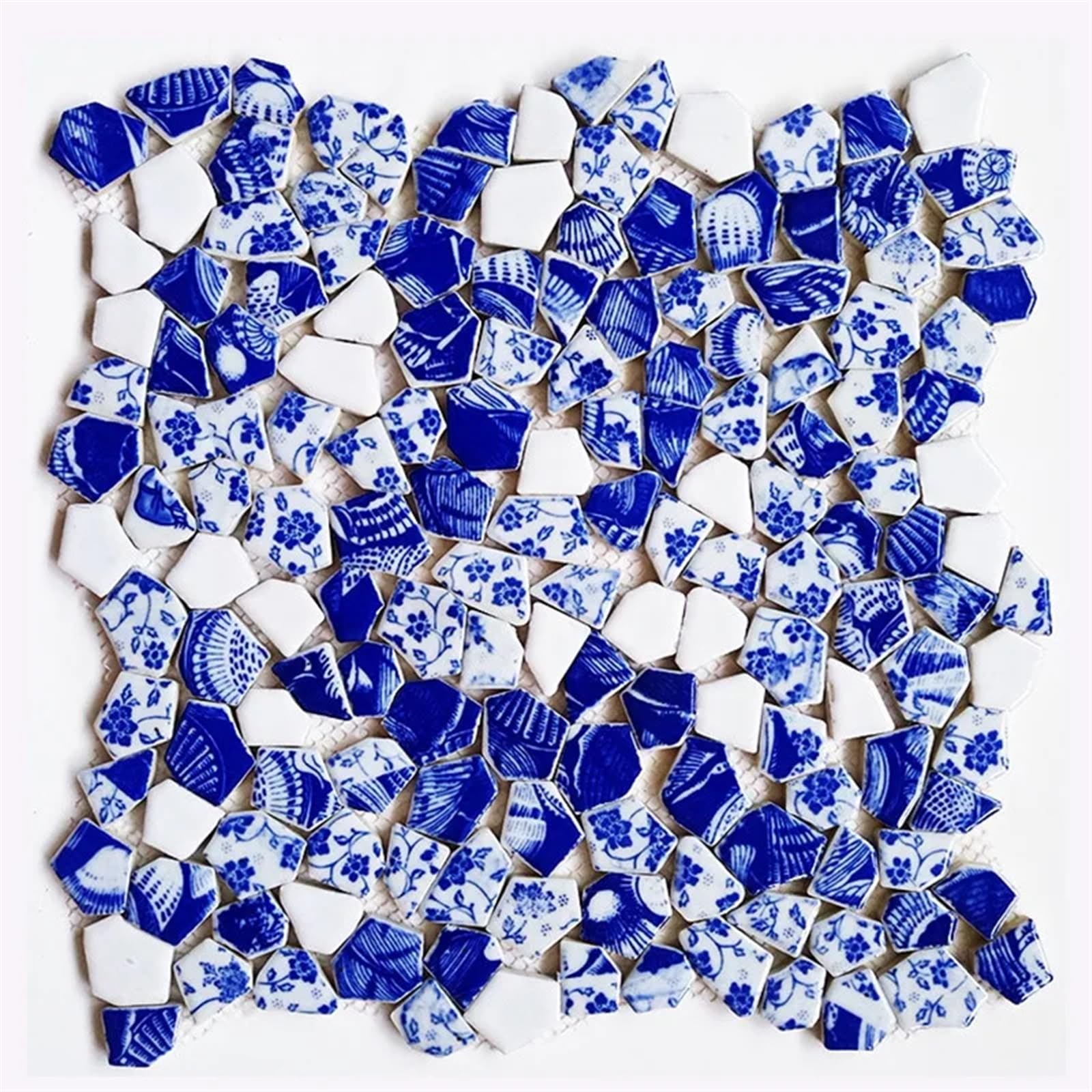 Mtadsbkfp 11 Mixed Colour Stained Glass Mosaic Tiles, Ceramic Mosaic Tiles Diy Mosaic Kit Multicolor Irregular Fragments 100G(11)