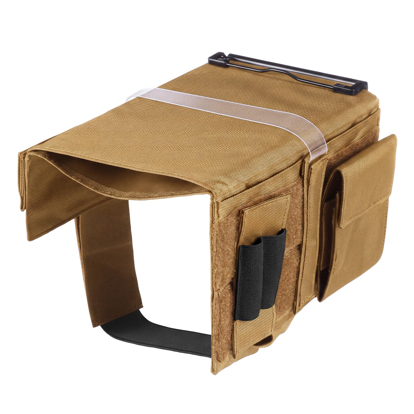 Fullhawl Reversible Kneeboard Pilot Classic Clipboard and Pen Holder, Tan