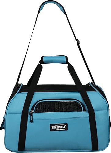 Miniatura 6 de EliteField Transportador suave para mascotas (aprobado por aerolínea) Bolsa de viaje para perro, cachorro, gato, de lados suaves (XL 21 pulgadas de