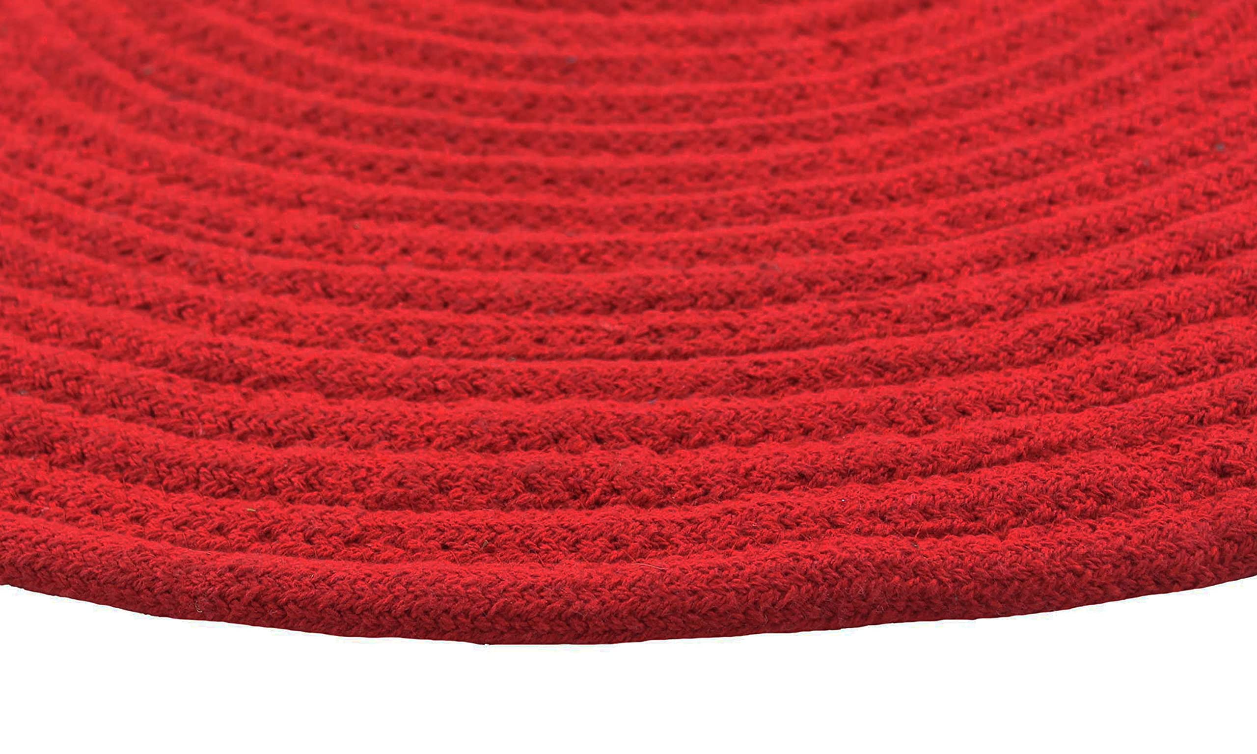 Lorena Canals Tappeto Tondo Lavabile ABC, Rosa/Panna, 100% cotone