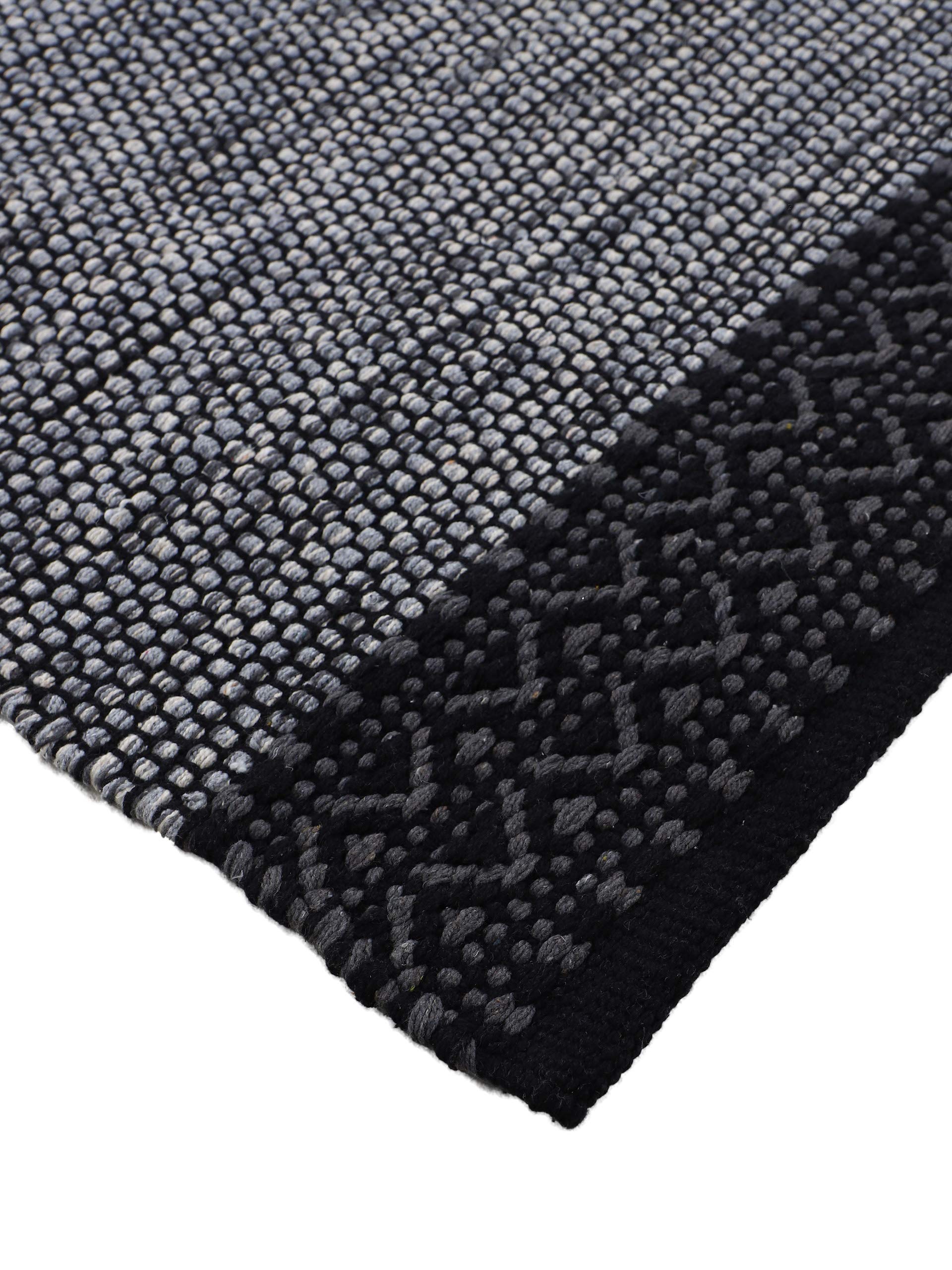 carpetfine Tappeto a tessitura Kilim Mia Grigio 120x170 cm | Tappeto moderno per soggiorno e camera da letto