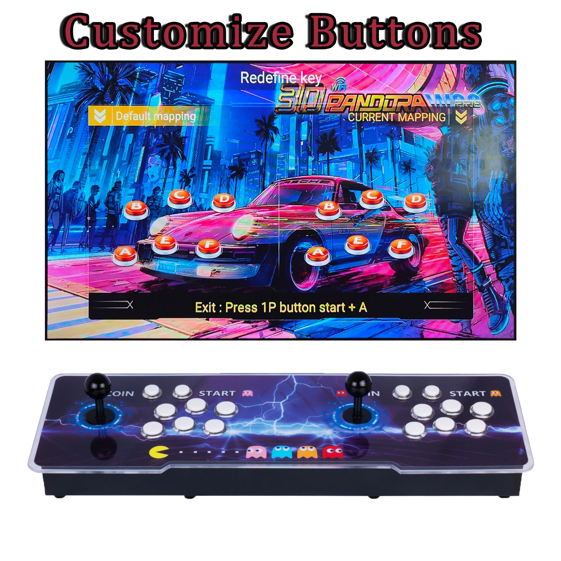 Amazon.com: RegiisJoy 24800 in 1 Arcade Game Console WiFi Function