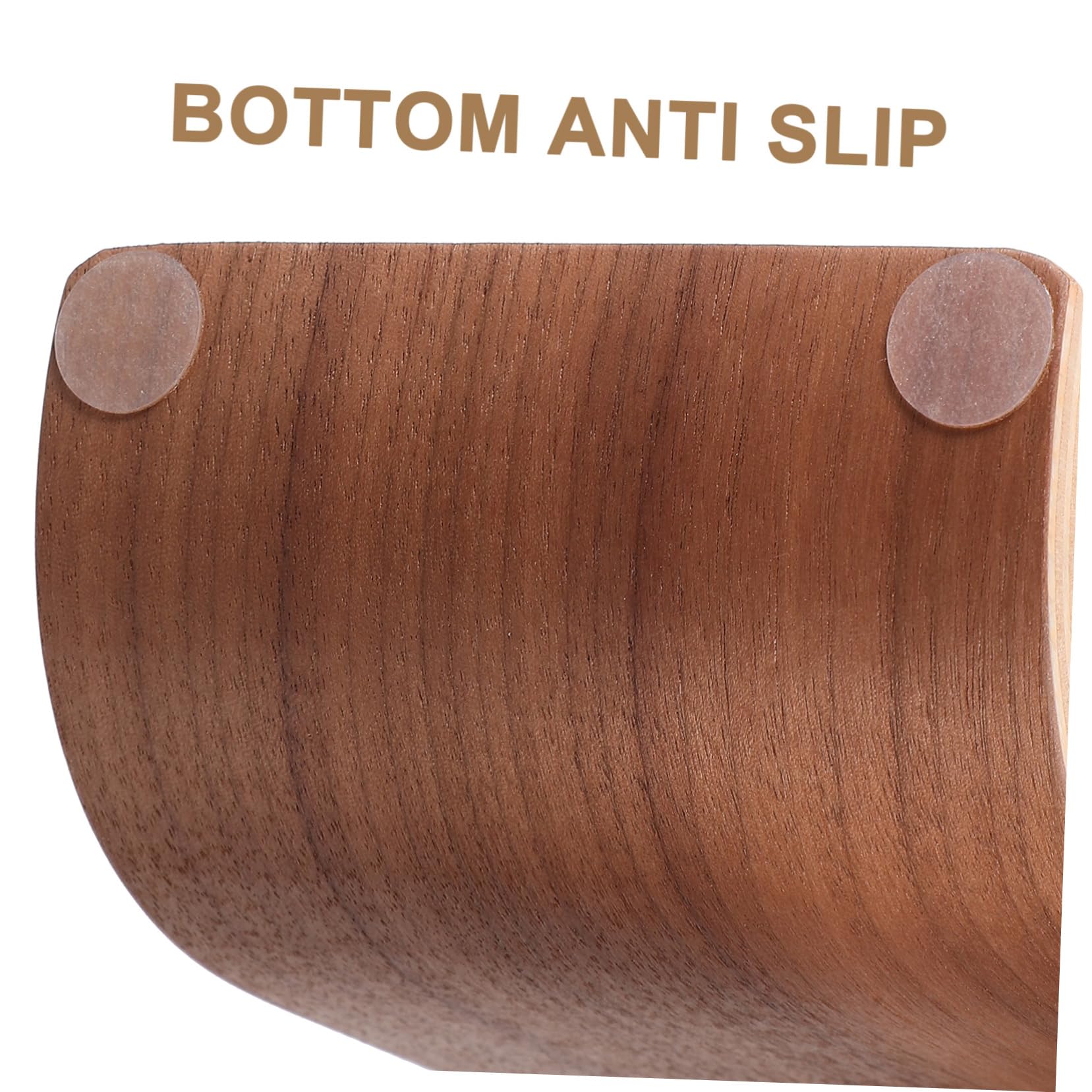 Soporte Marrón u Tipo Madera de Auriculares de Escritorio