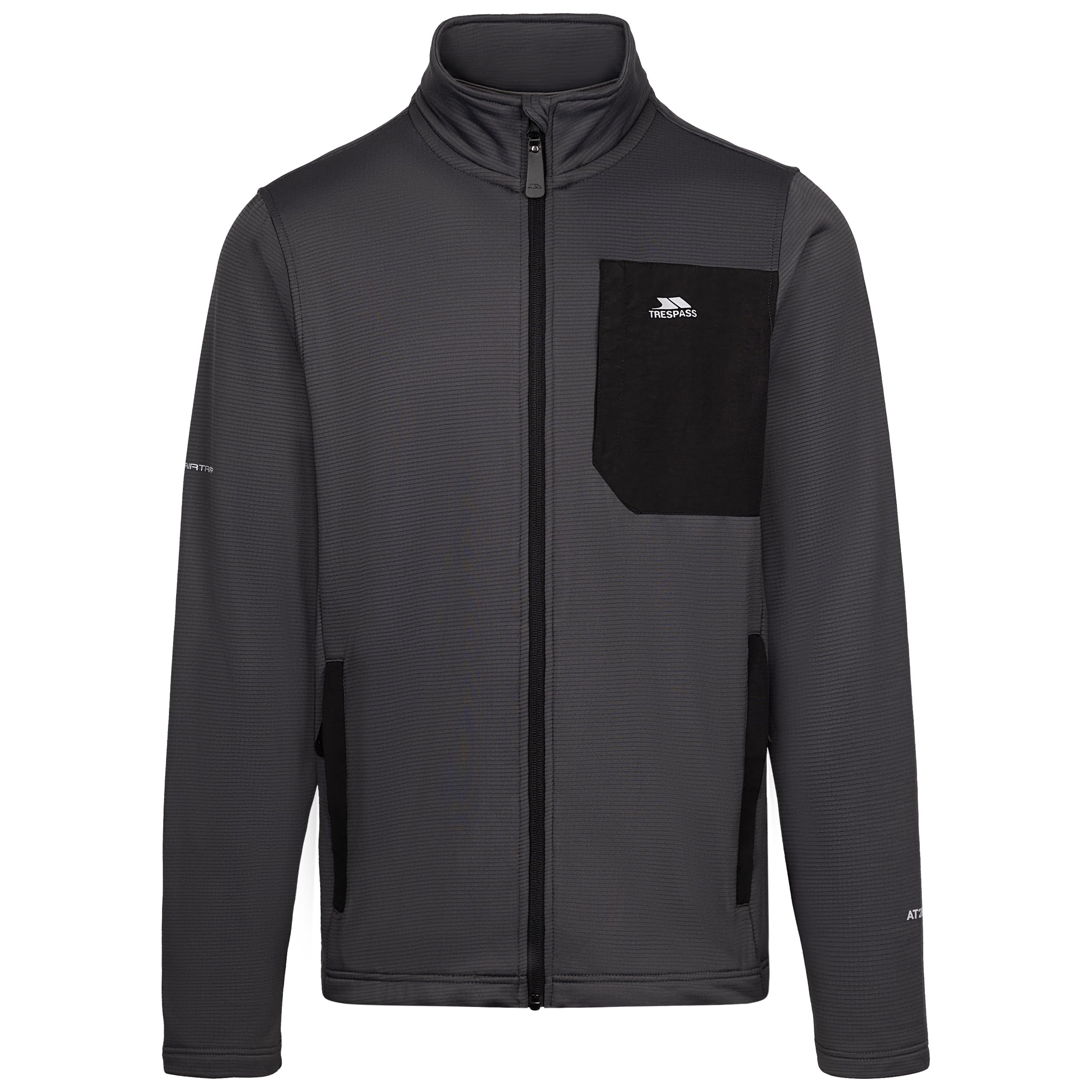 Trespass Men's Grey Full Zip Fleece Arranfore