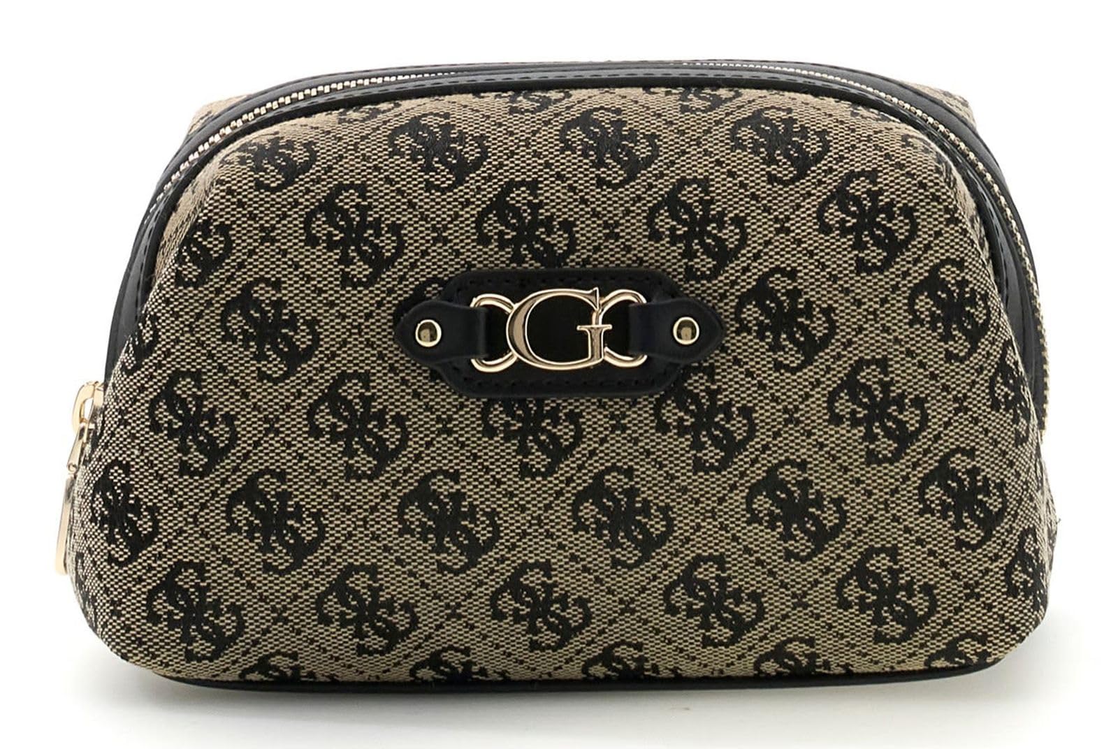 GUESS Kulturbeutel Utensilientasche Samantha Toiletry Beauty Black Logo schwarz