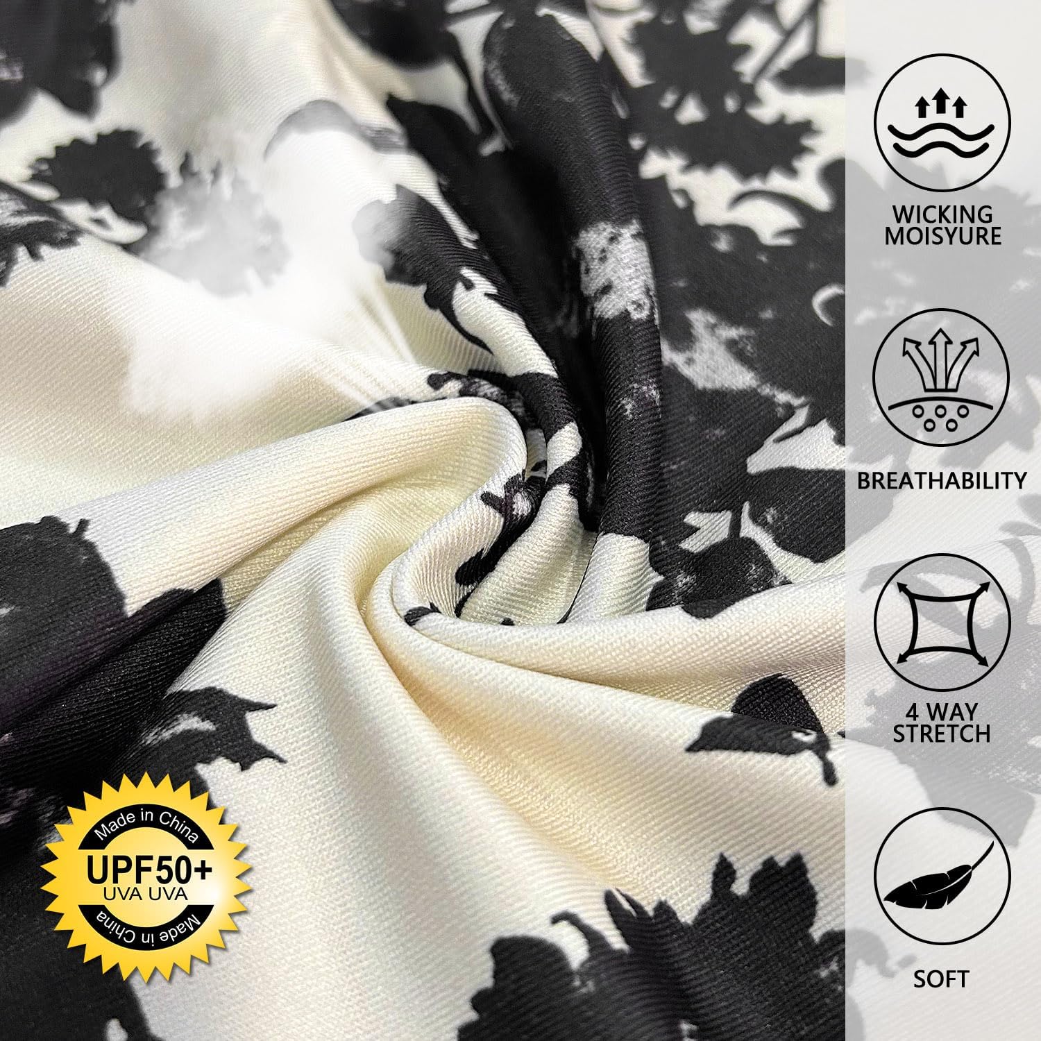 Soneven Womens Golf Polo Shirts 3/4 Long Sleeve V Neck Button Down Shirts Business Causal Work Blouses Tops - Image 5