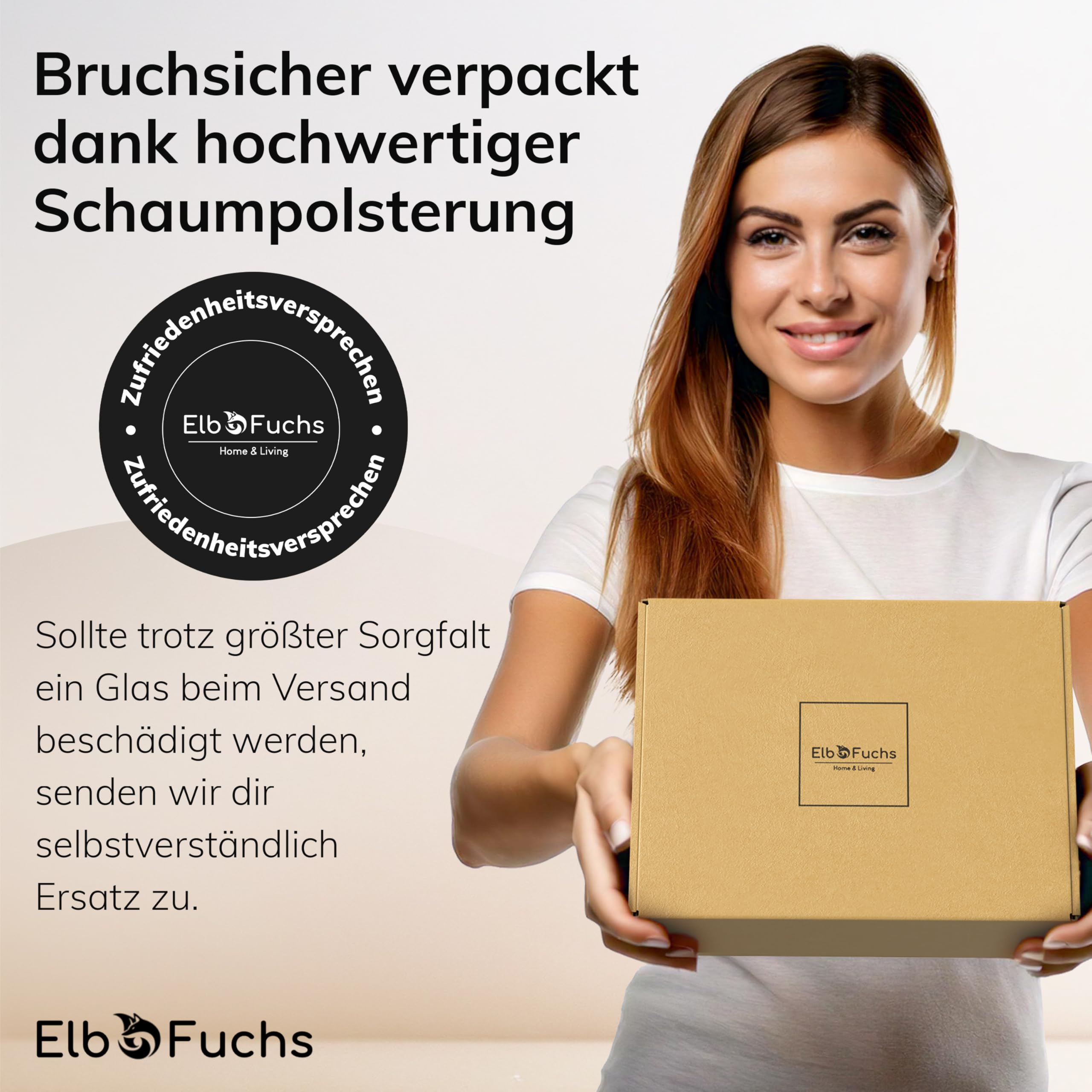 ElbFuchs® Vorratsgläser ECO Kombi-Set XL 16-teilig [BPA-FREI & MOTTENSICHER] Vorratsdosen luftdicht mit Holzdeckel | Aufbewahrungsgläser für Kaffee, Nudeln, Salz, Mehl, Tee & Müsli