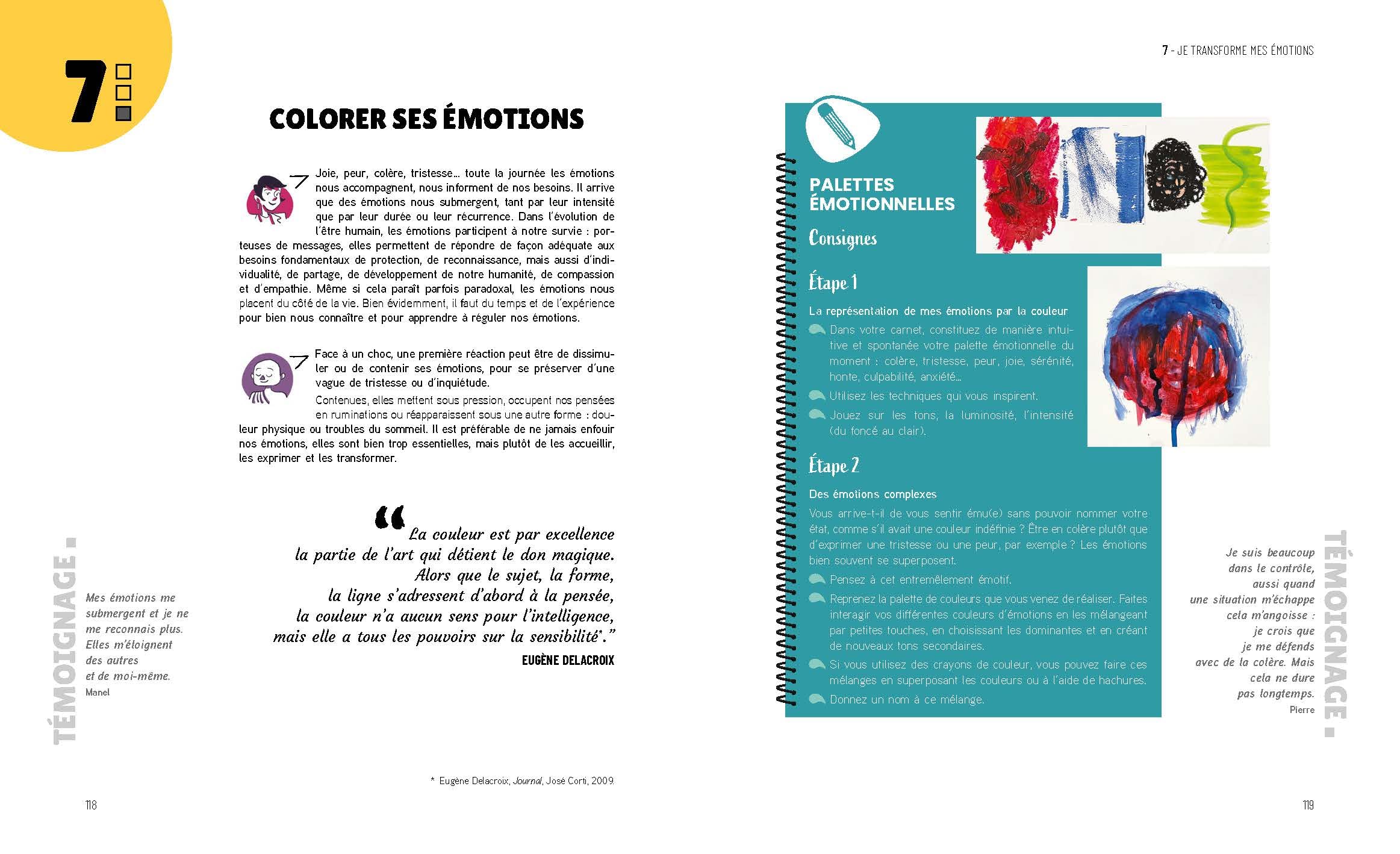 Mon guide d'art-thérapie: Parcours créatif pour surmonter les épreuves de la vie