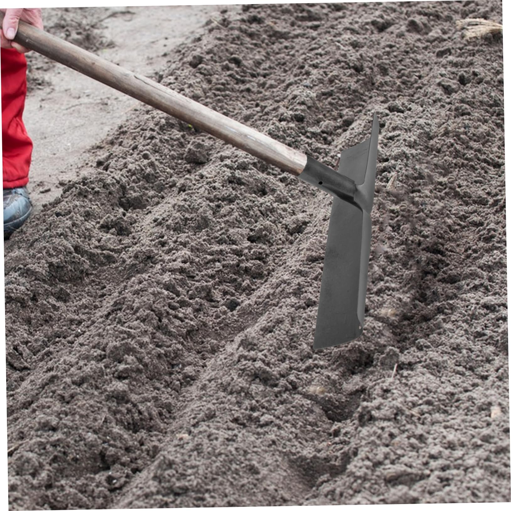 Besportble Pala De Limpieza Multifuncional para EstiéRcol De Aves De Corral Rastrillo De Metal para JardíN con Cabeza Ancha para Gallinero Y Granja 15.4 Pulgadas