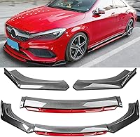 Vista 10 de Alerón Divisor Universal Ajustable para Parachoques Delantero de Automóvil, Labio Barbilla Spoiler, 4 Piezas, Protector Difusor Compatible con Honda