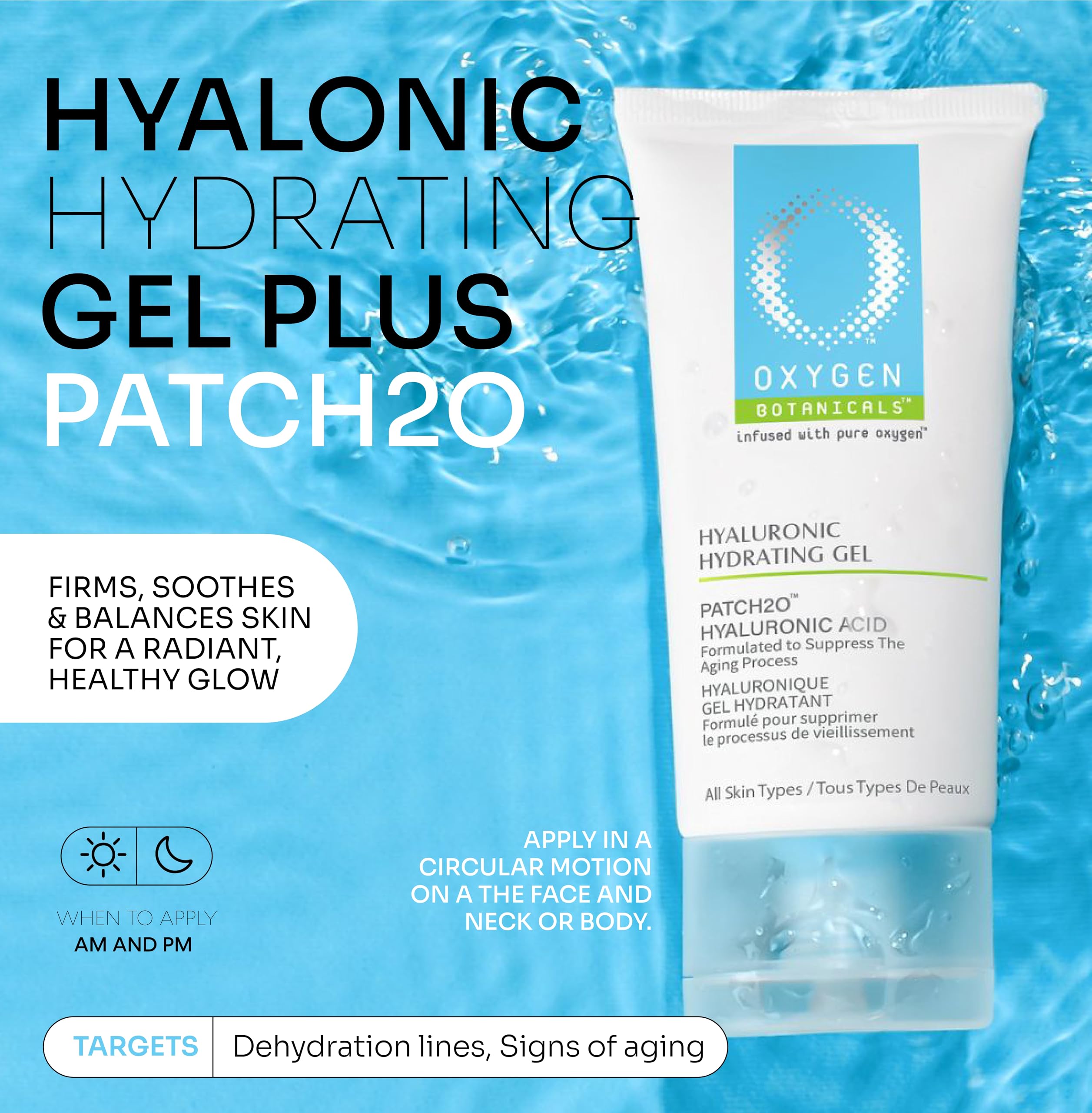 Hyaluronic Hydrating Gel plus PATCH2O -Moisturizing gel for all