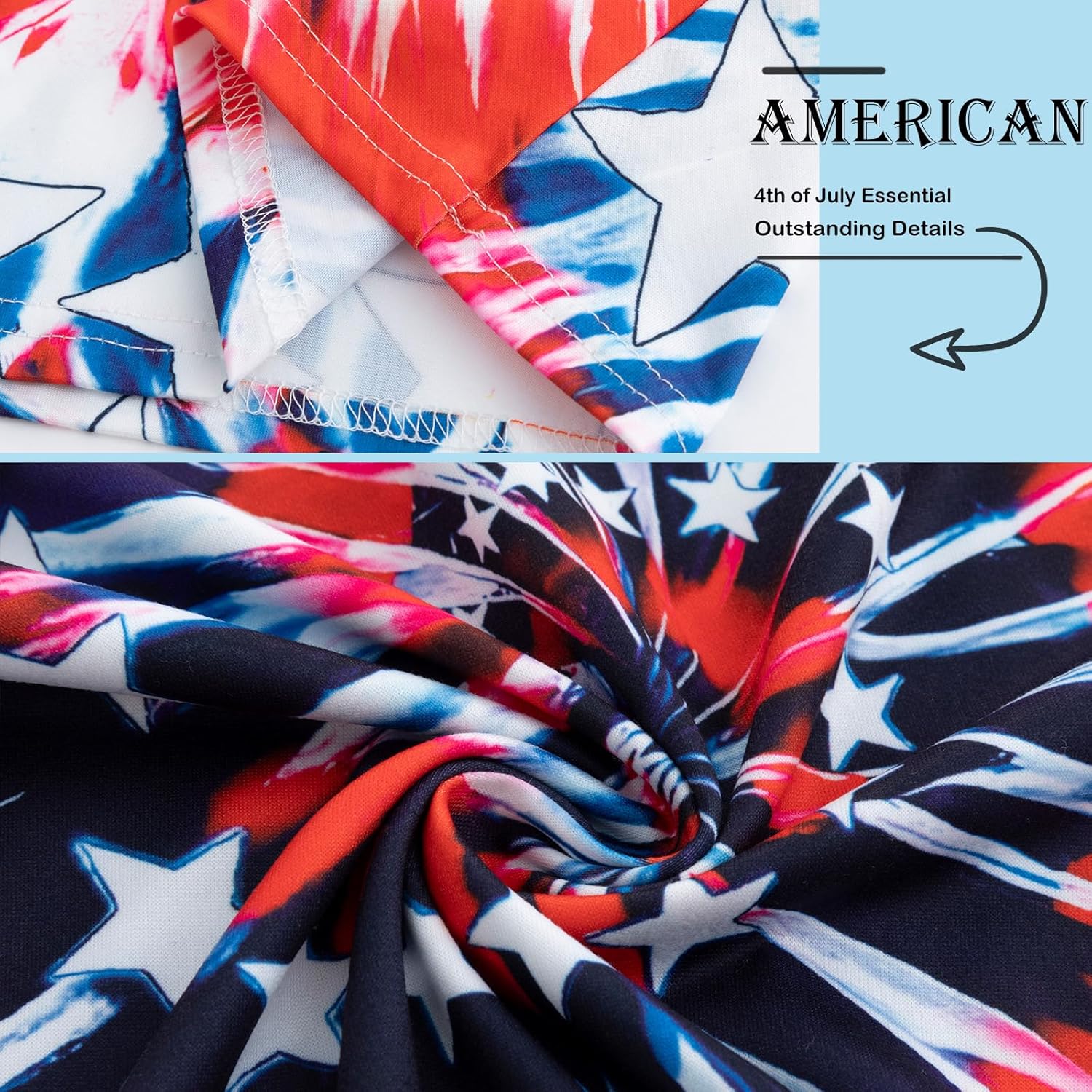 Boys Girls 4th of July T-Shirt American Flag Tees Kids Toddler Short Sleeve Tee Shirts 4-10 Years - Image 6