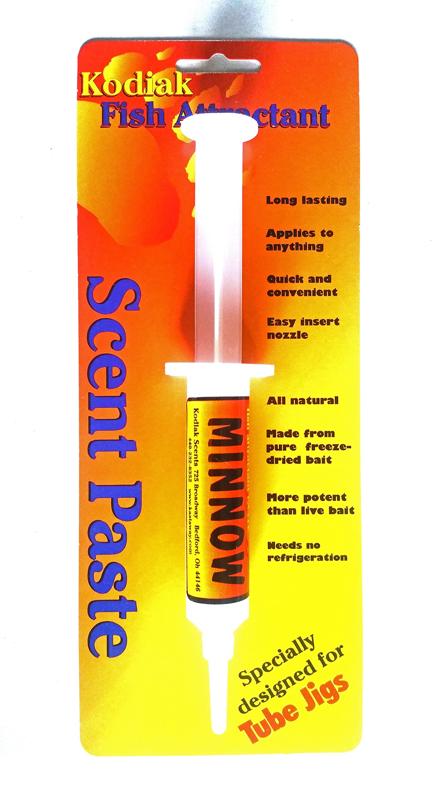 Kodiak Fishing Scent Attractants, Injector, Minnow Scent