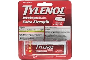 SmartCheck Tylenol Extra Strength Caplets (Pack of 3)