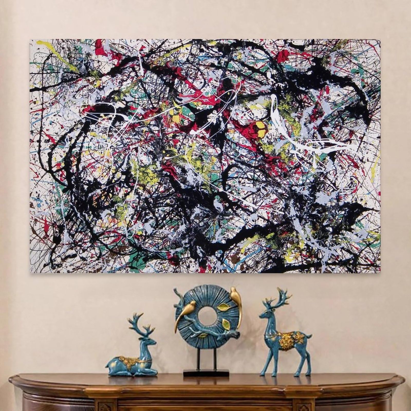 ジャクソン・ポロック 抽象絵画ウォールアート Amazon.co.jp: Jackson Pollockジャクソンポロックアメリカの抽象画家