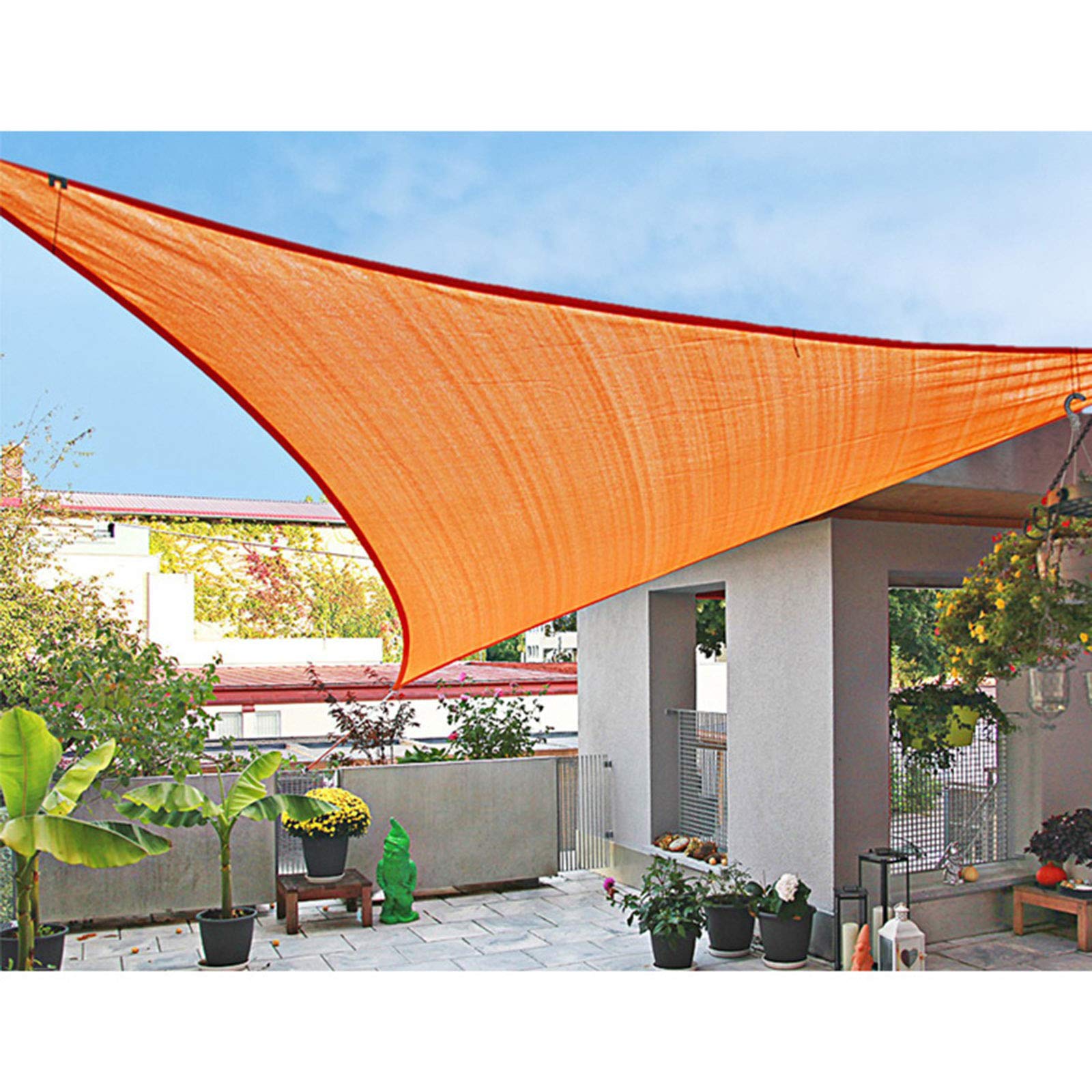 sonnensegel dreieck orange XQHD Netz Wasserdicht Sonnensegel Uv-Schutz Mit Befestigung Set Schattenspender Sun Segel Sonnenschutz Für Terrasse Balkon Garten Windschutz Im Freien,Orange-3x3x3m Garten Farbe oder Motiv:Musselin mint Pusteblumen City-Nord – langes Wochenende Edit
