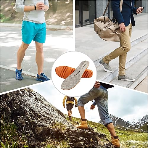 Miniatura 5 de Knixmax Plantillas de zapatos deportivos para hombre, inserciones ortopédicas con soporte de arco, almohadillas de zapatos transpirables para