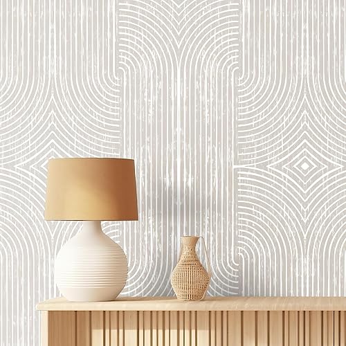 Papel tapiz neutro para despegar y pegar, bohemio, extraíble, abstracto, moderno, papel de contacto para aula, autoadhesivo, papel de pared para