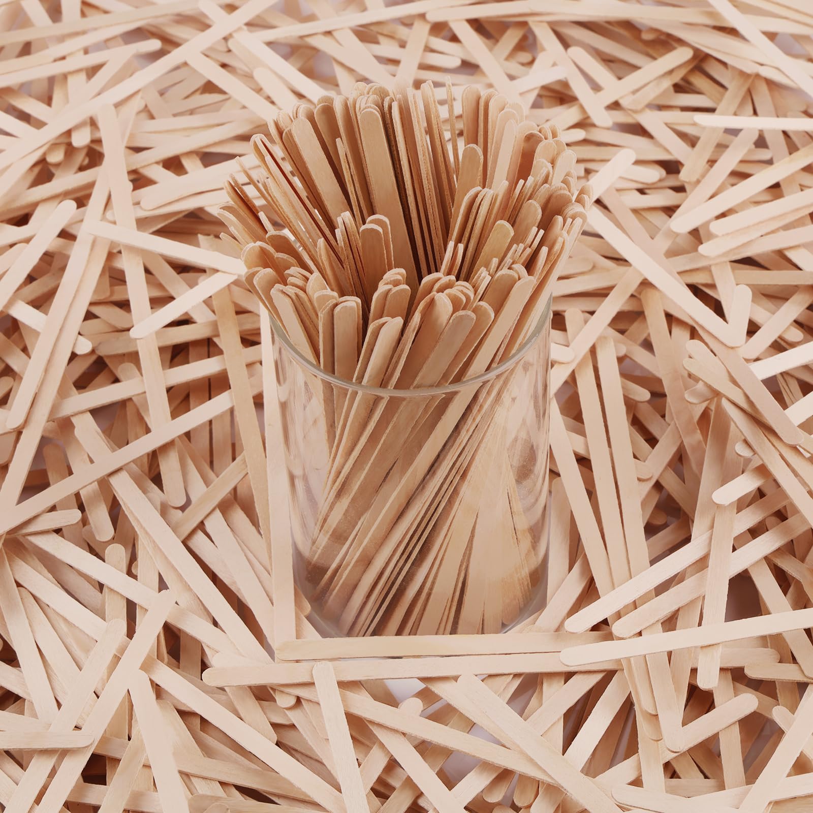 Natural Wooden Coffee Stirrers - 700 Pack -4