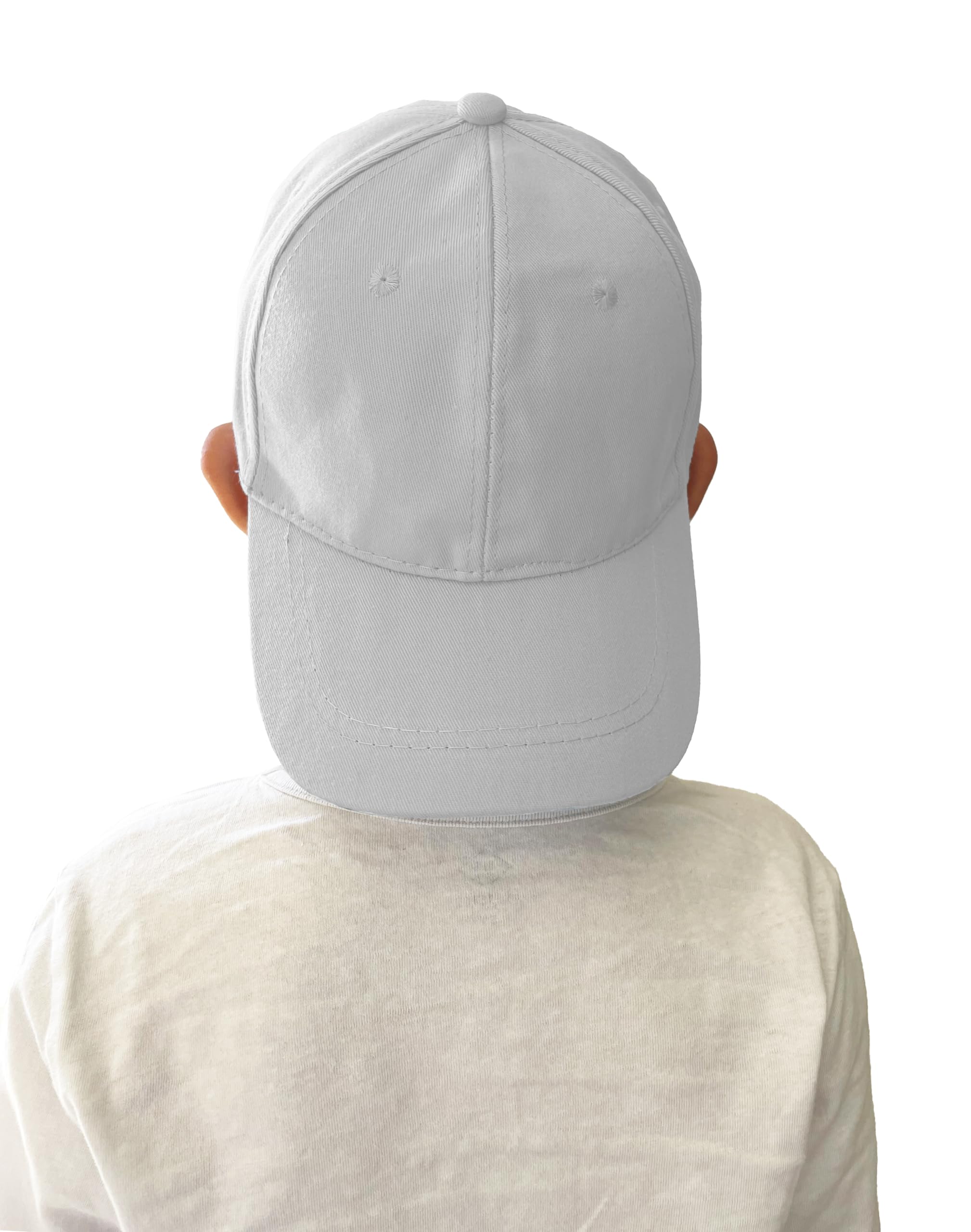 YUSONS Gorra Niño Niña de Color Liso, Gorras de Béisbol para Infantiles, Talla única 47-54cm, Unisex