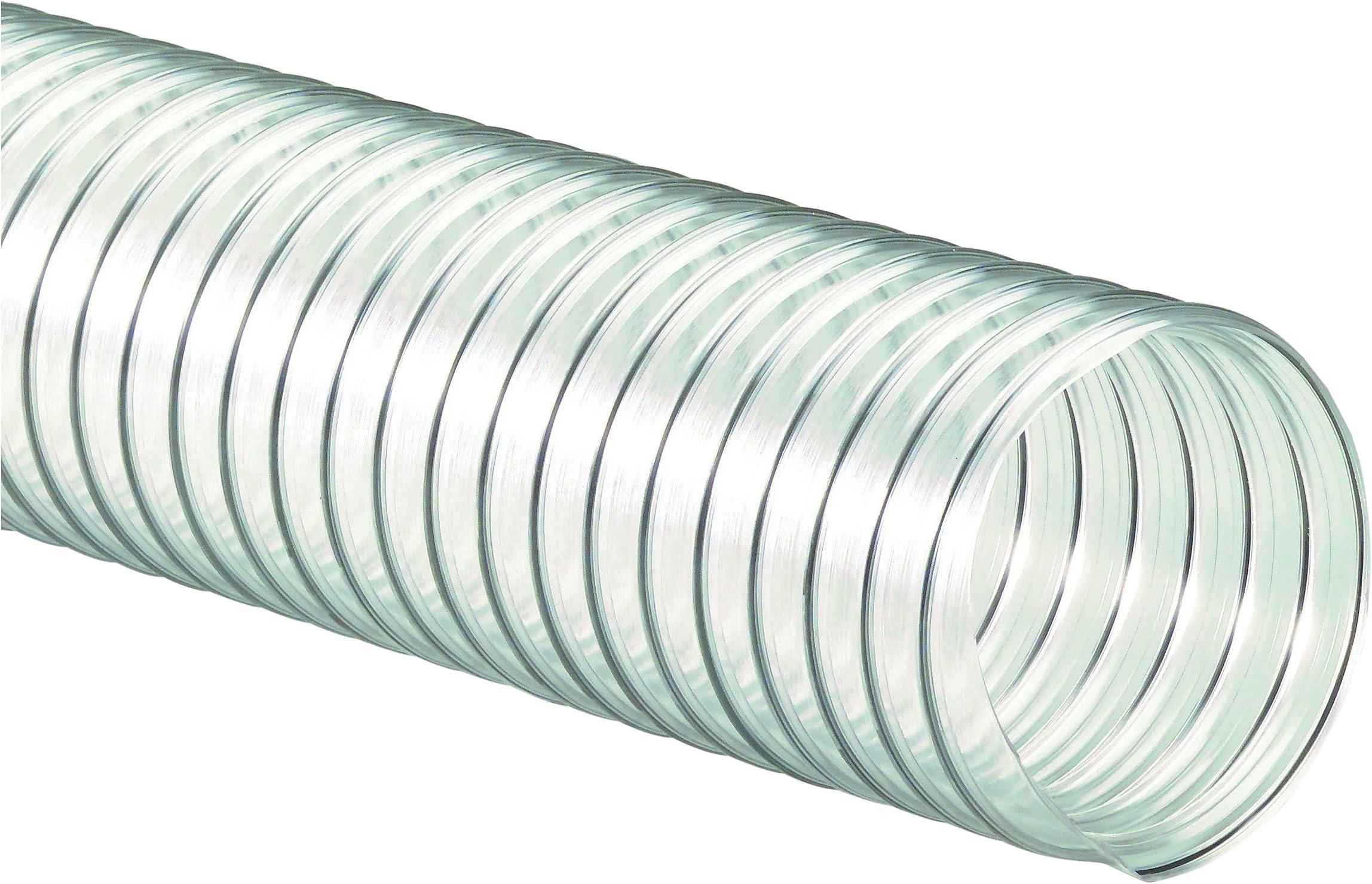 Flexaust 8171035025 R-4 PVC Flexible Hose, 160 Degrees F, 25' Length, 3.5" ID