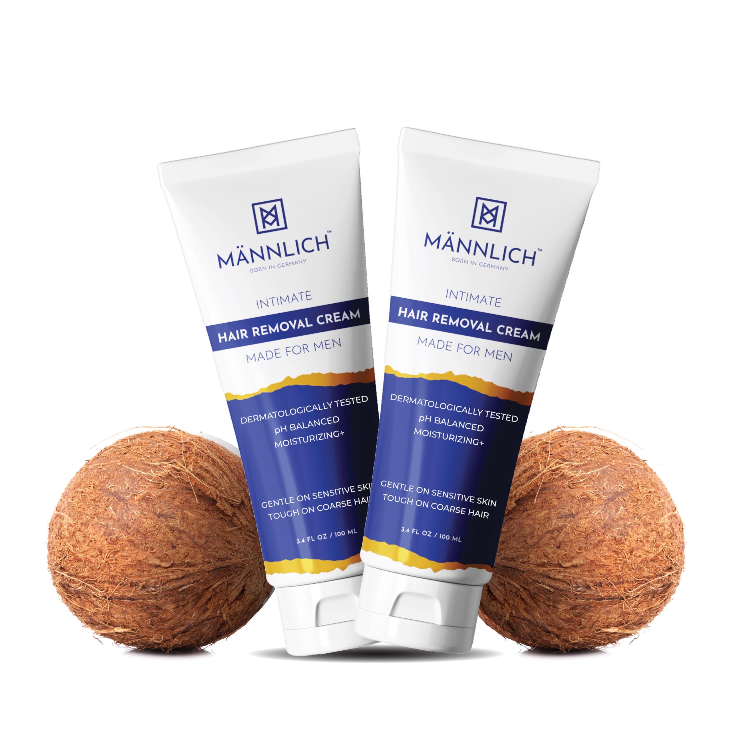 Mannlich Intimate/Private Hair Removal Cream for Men, Painless, Faster, Soothing for Unwanted Coarse Pubic Hair, Suitable For All Skin Types, 200 ml (Pack of 2) (B0CFF8VFTR) Amazon Price History, Amazon Price Tracker