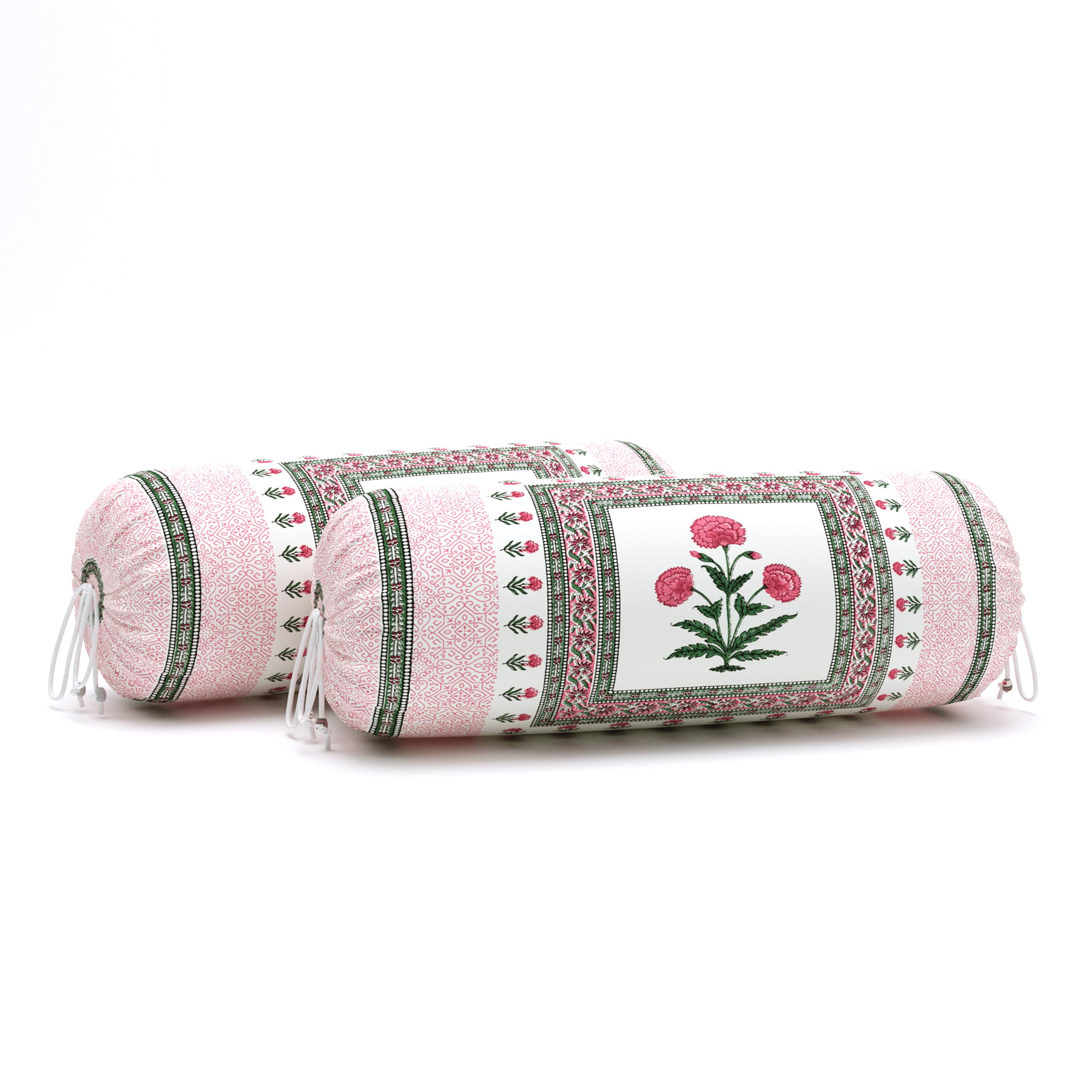 Indian Block Print Diwan Set - 8 Piece Cotton -3 Indian Block Print Diwan Set - 8 Piece Cotton -3